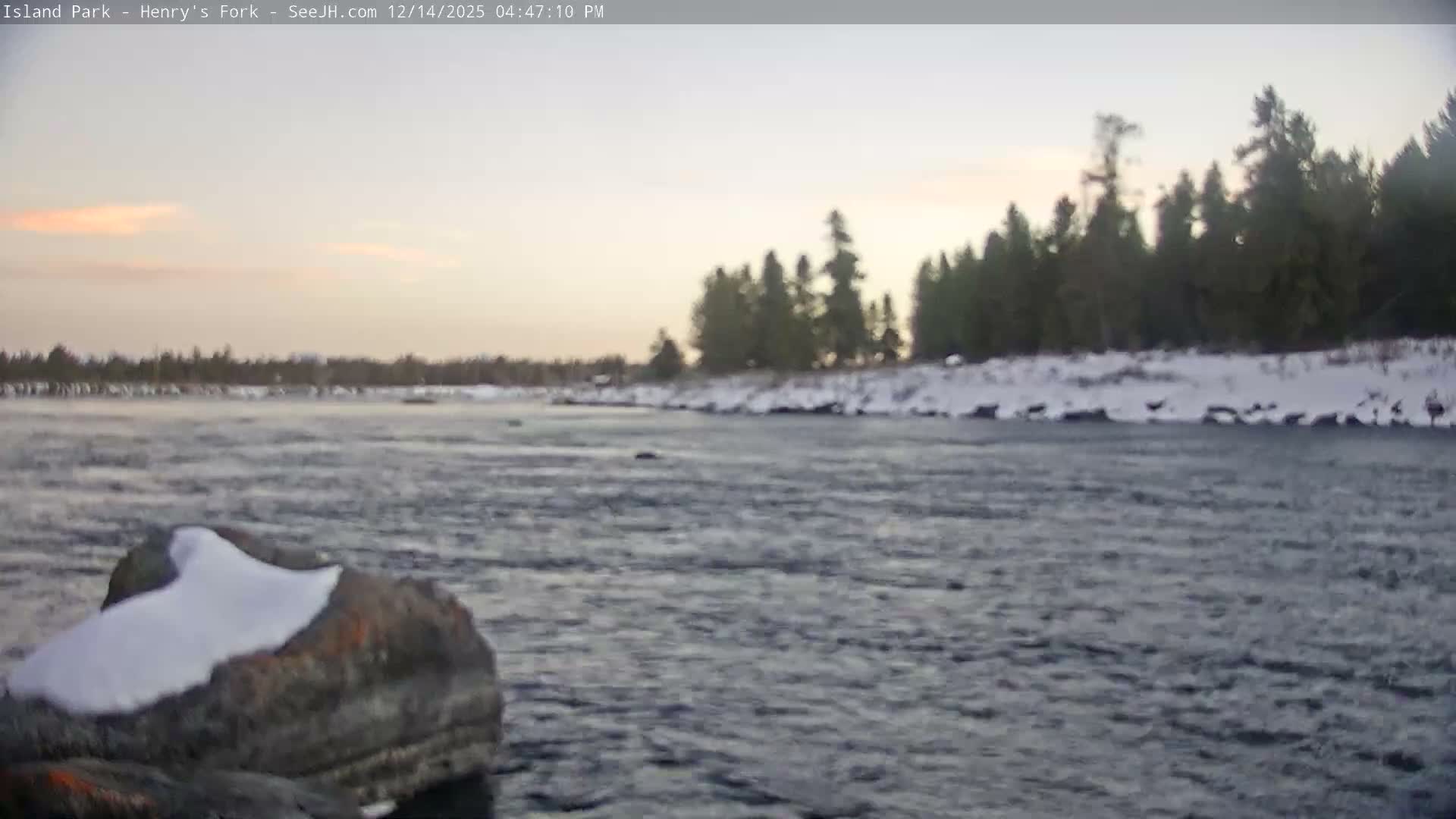 Henry's Fork River from Island Park Village  Live Cam - Island Park, Fremont, Idaho, USA