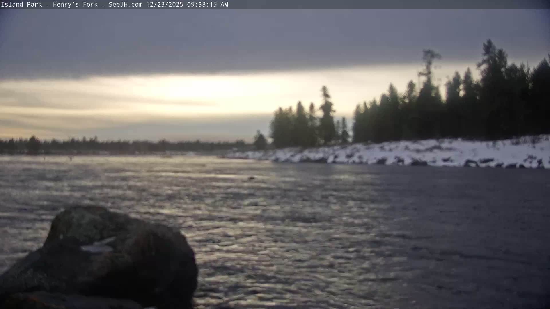 Henry's Fork River from Island Park Village  Live Cam - Island Park, Fremont, Idaho, USA