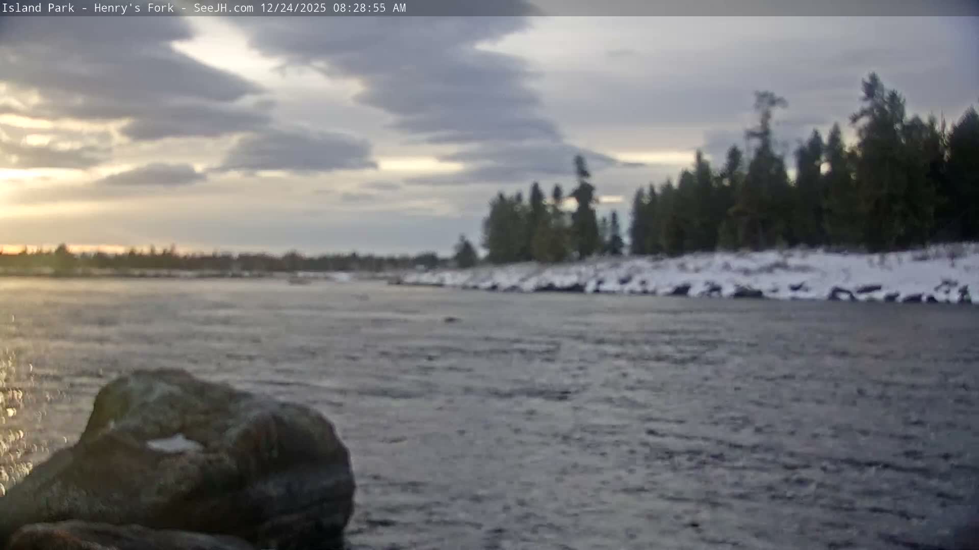 Henry's Fork River from Island Park Village  Live Cam - Island Park, Fremont, Idaho, USA