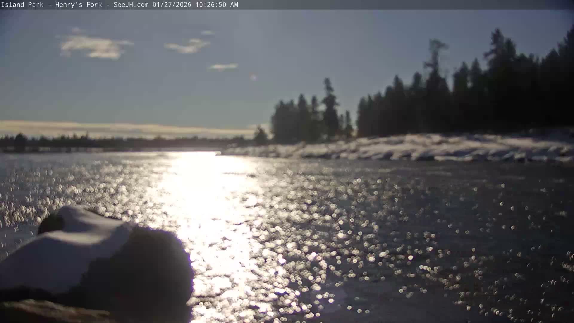 Henry's Fork River from Island Park Village  Live Cam - Island Park, Fremont, Idaho, USA