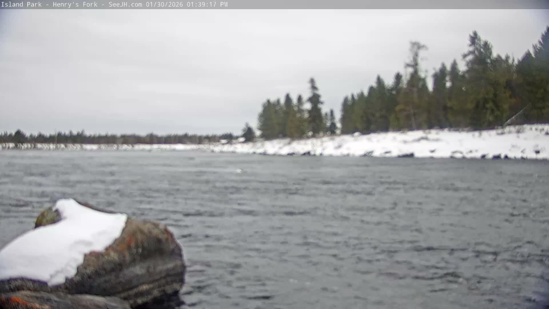 Henry's Fork River from Island Park Village  Live Cam - Island Park, Fremont, Idaho, USA