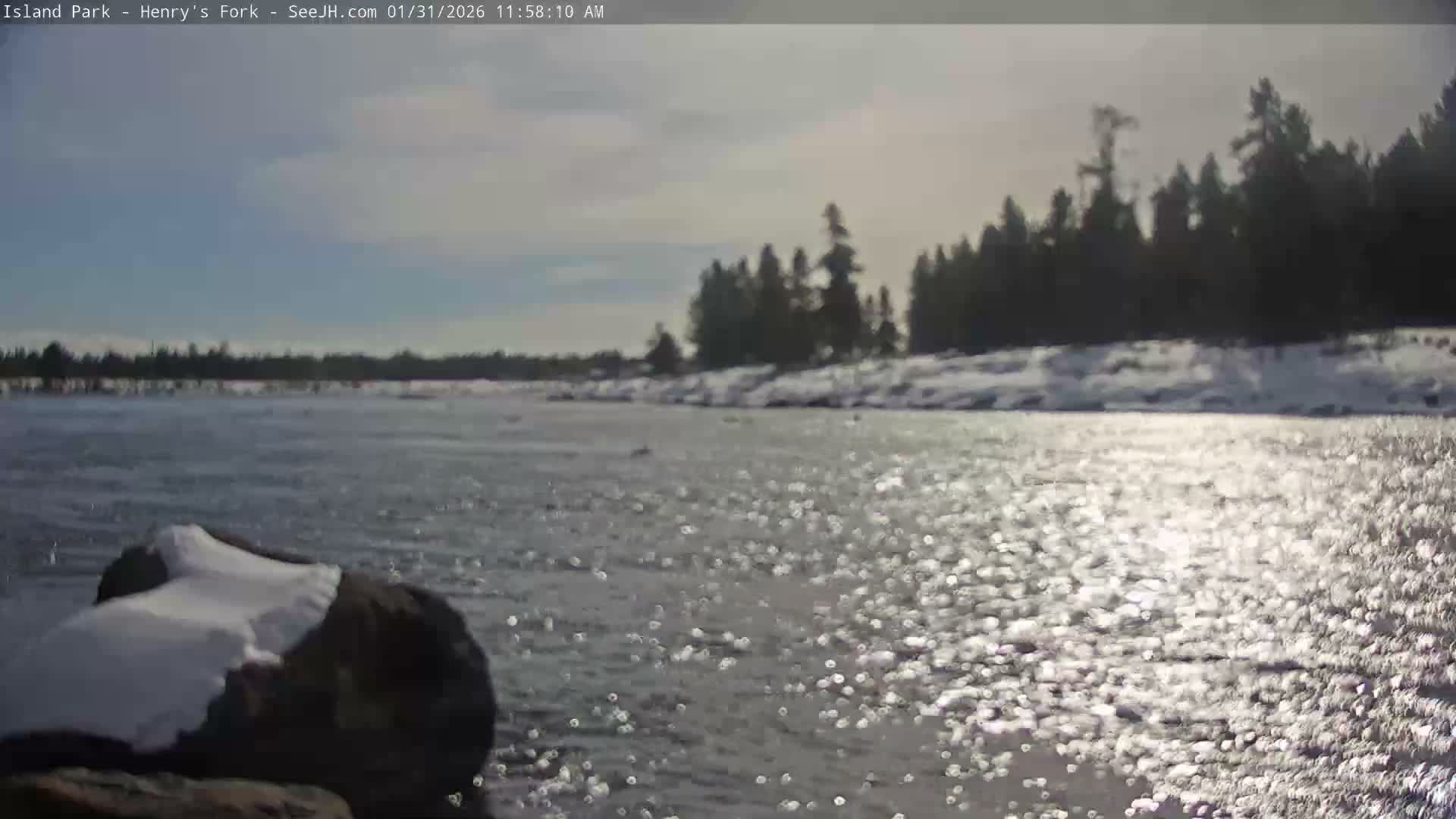 Henry's Fork River from Island Park Village  Live Cam - Island Park, Fremont, Idaho, USA