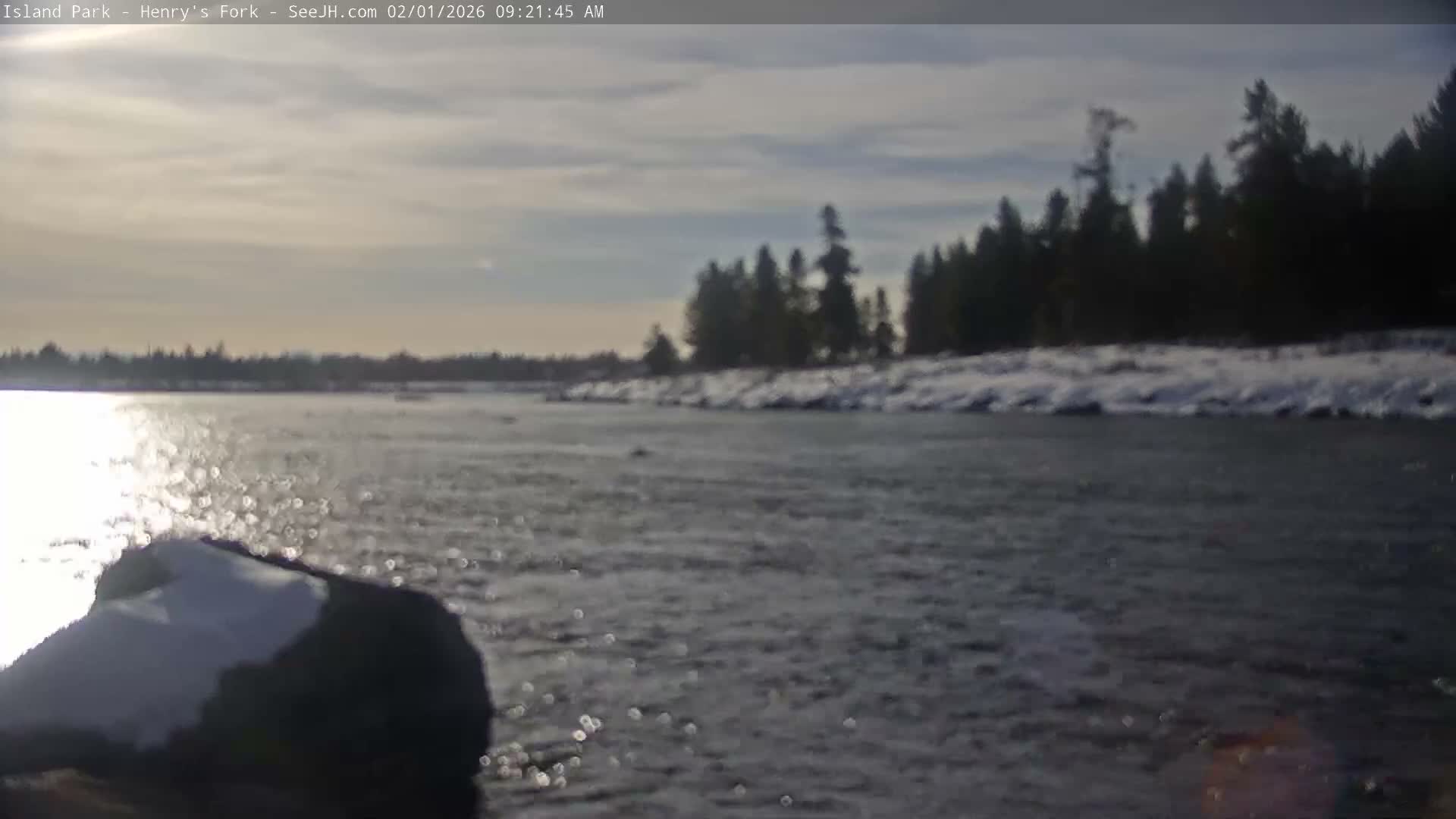 Henry's Fork River from Island Park Village  Live Cam - Island Park, Fremont, Idaho, USA