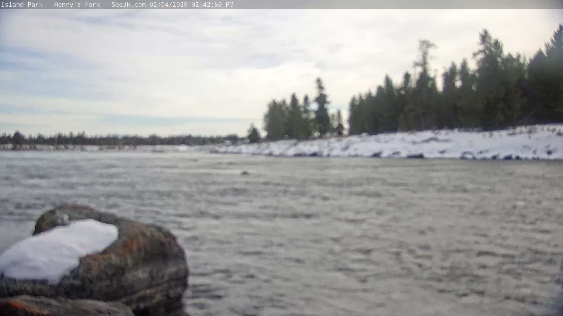 Henry's Fork River from Island Park Village  Live Cam - Island Park, Fremont, Idaho, USA