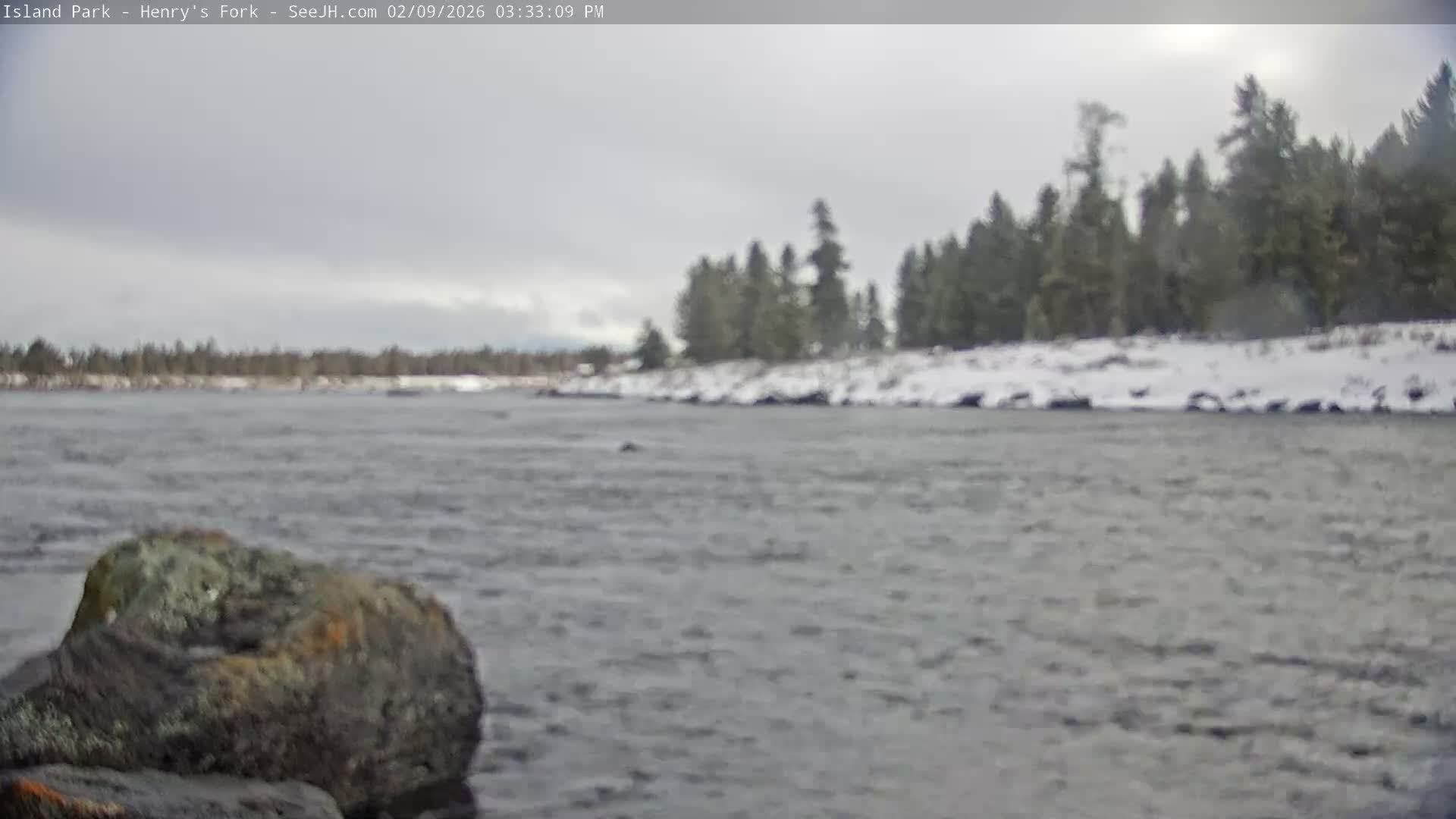 Henry's Fork River from Island Park Village  Live Cam - Island Park, Fremont, Idaho, USA