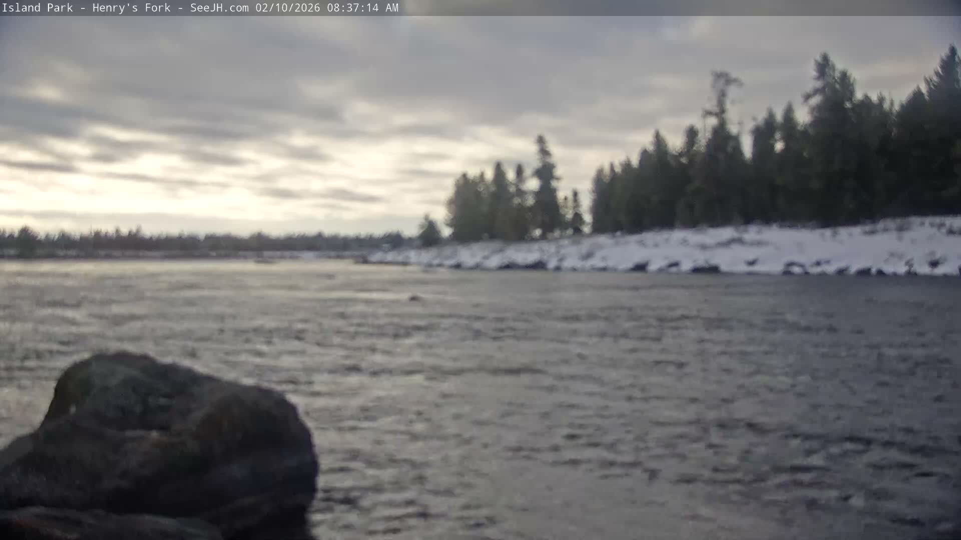 Henry's Fork River from Island Park Village  Live Cam - Island Park, Fremont, Idaho, USA