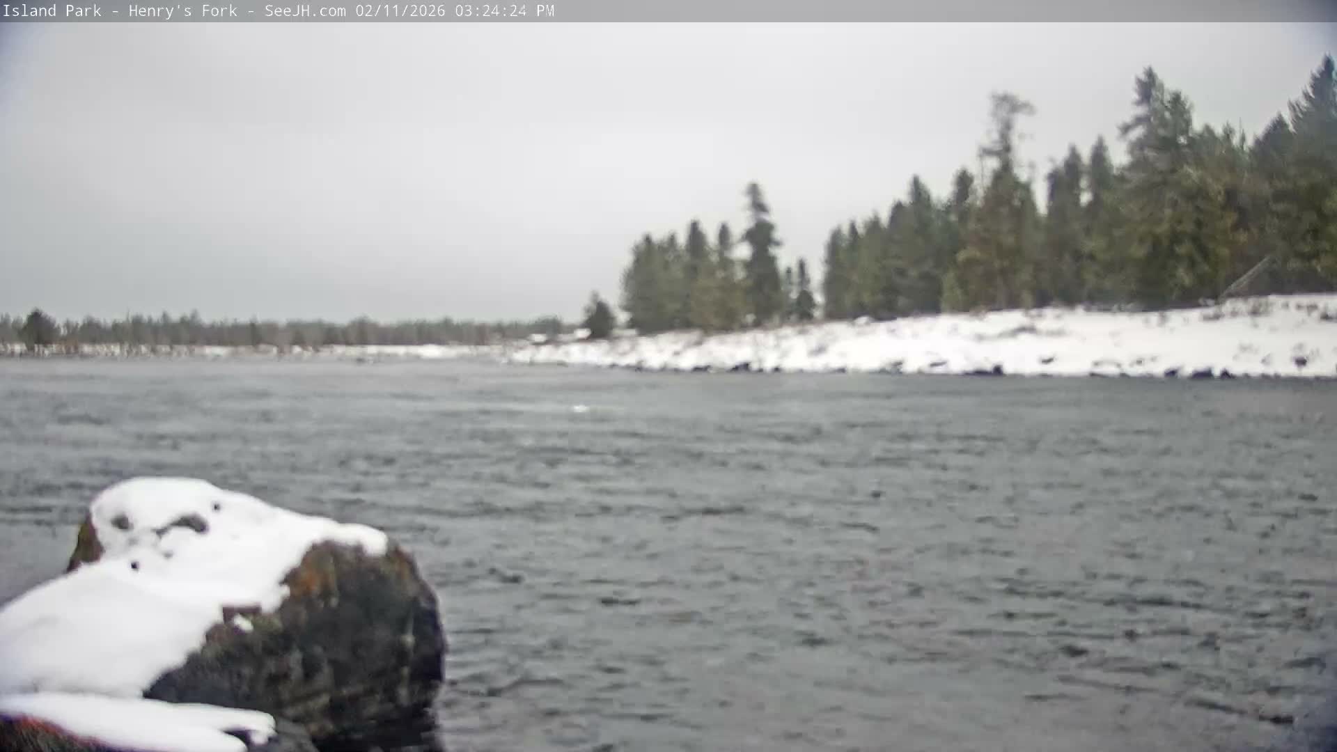 Henry's Fork River from Island Park Village  Live Cam - Island Park, Fremont, Idaho, USA