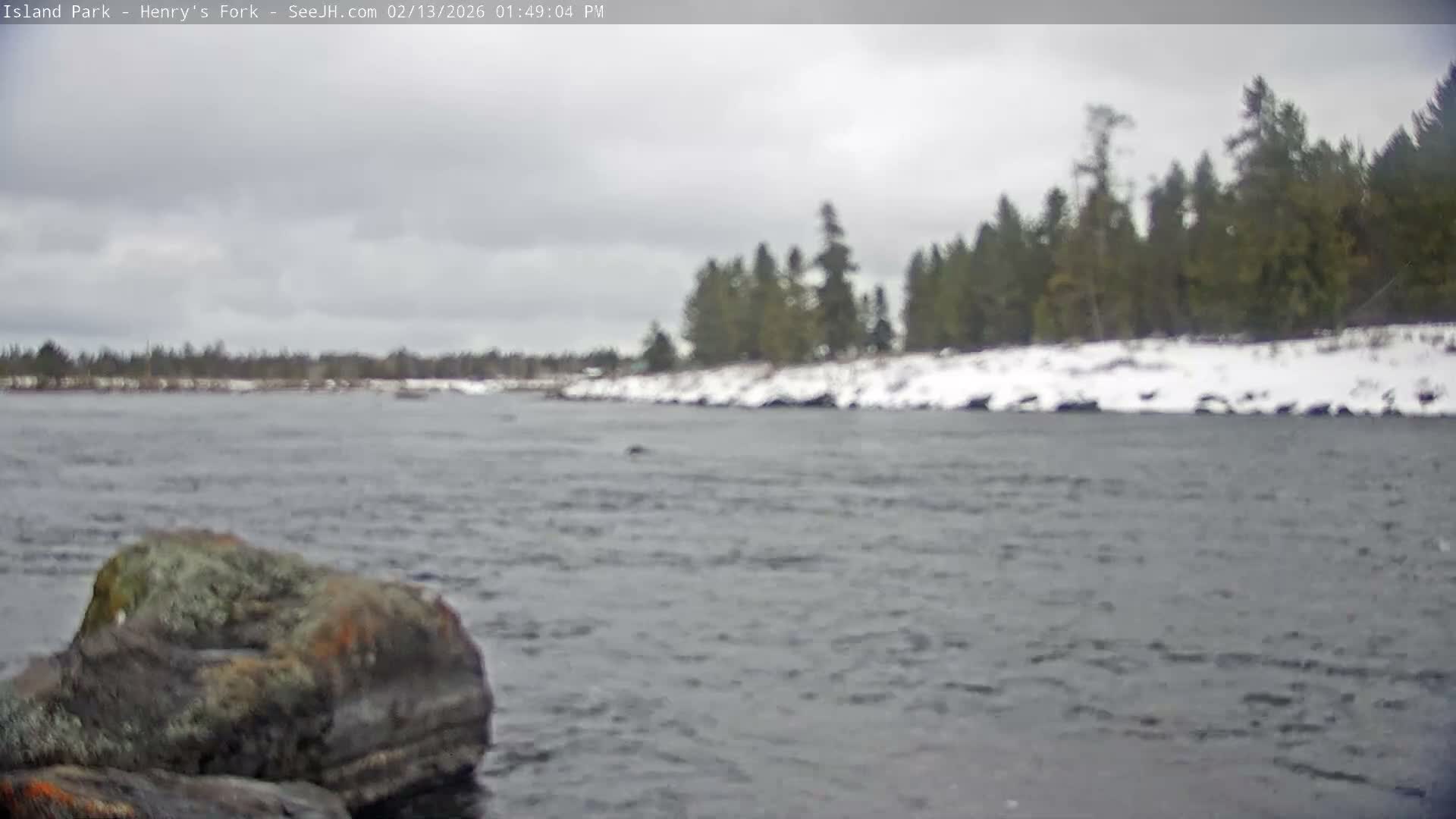 Henry's Fork River from Island Park Village  Live Cam - Island Park, Fremont, Idaho, USA