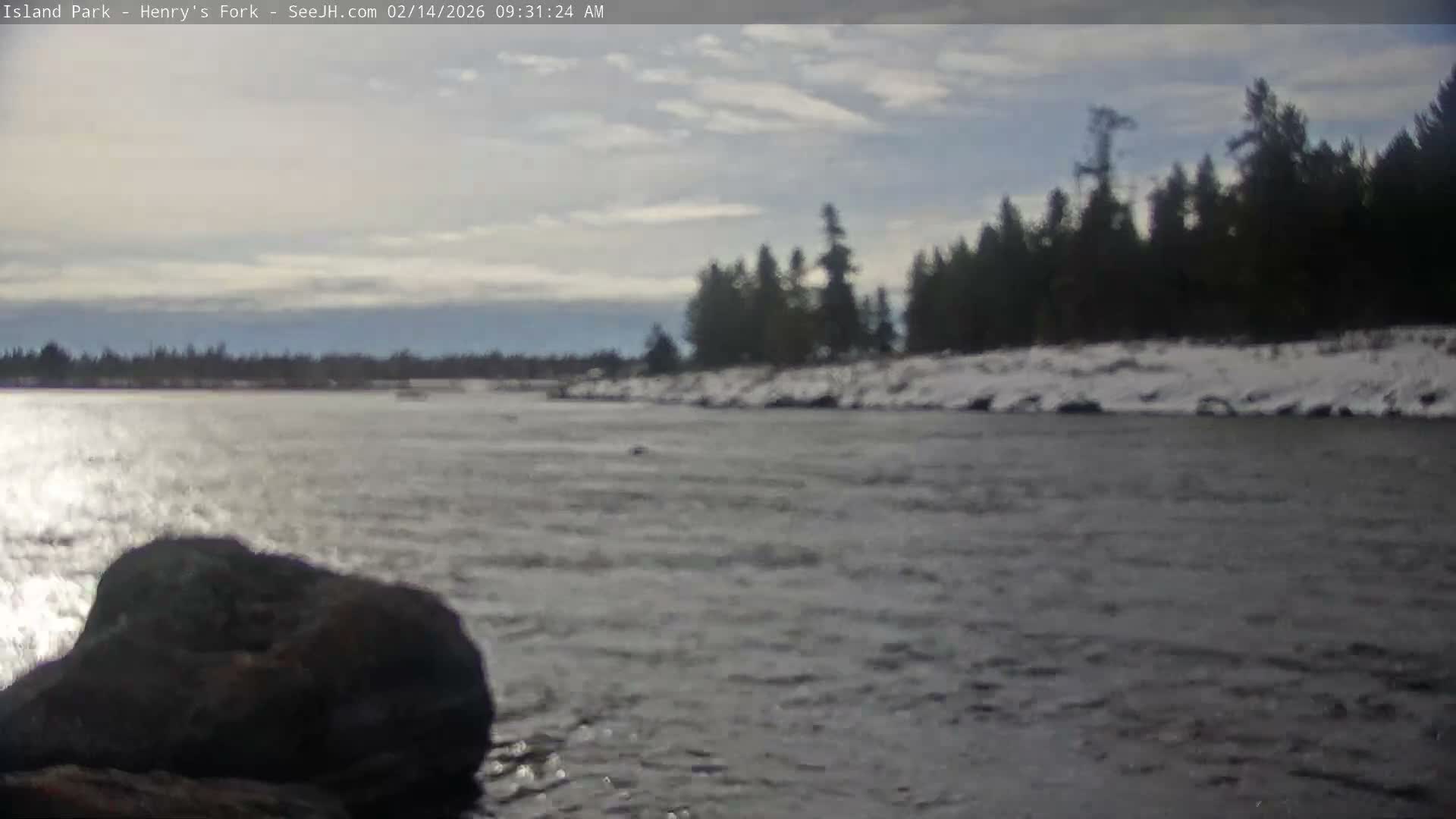 Henry's Fork River from Island Park Village  Live Cam - Island Park, Fremont, Idaho, USA