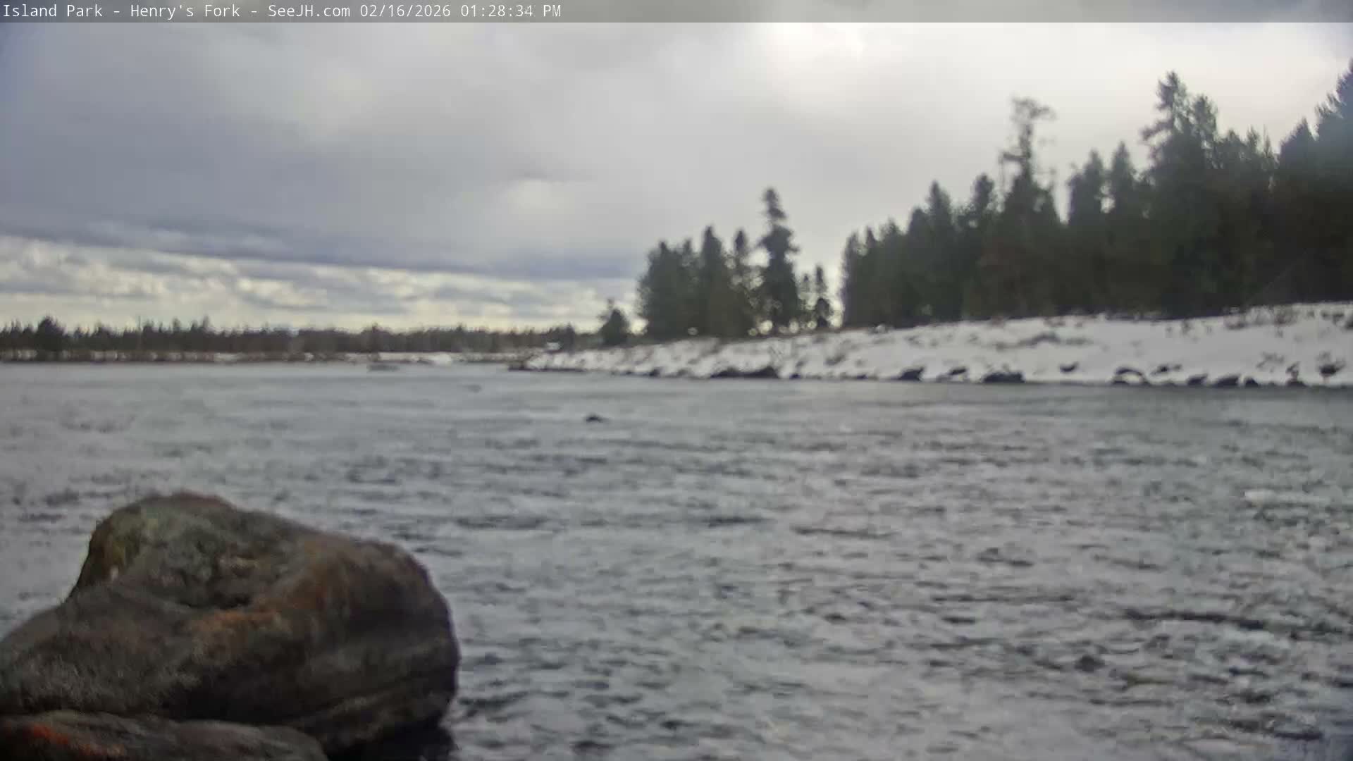 Henry's Fork River from Island Park Village  Live Cam - Island Park, Fremont, Idaho, USA