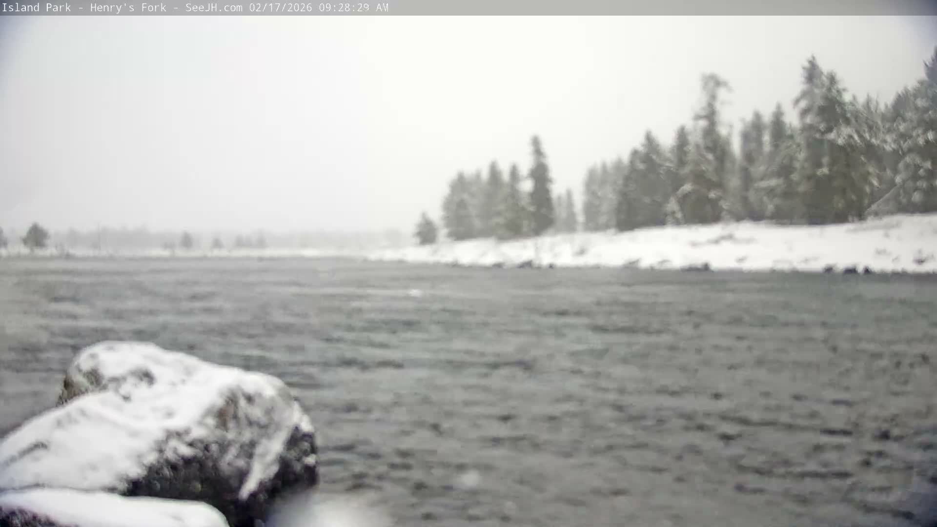 Henry's Fork River from Island Park Village  Live Cam - Island Park, Fremont, Idaho, USA