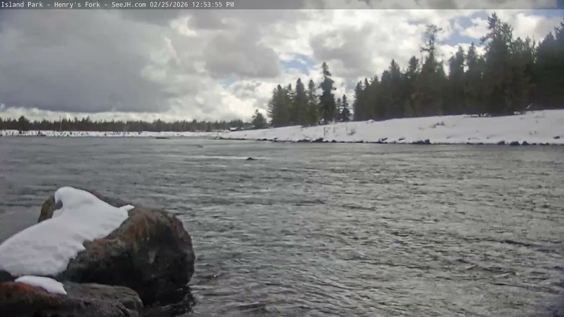 Henry's Fork River from Island Park Village  Live Cam - Island Park, Fremont, Idaho, USA