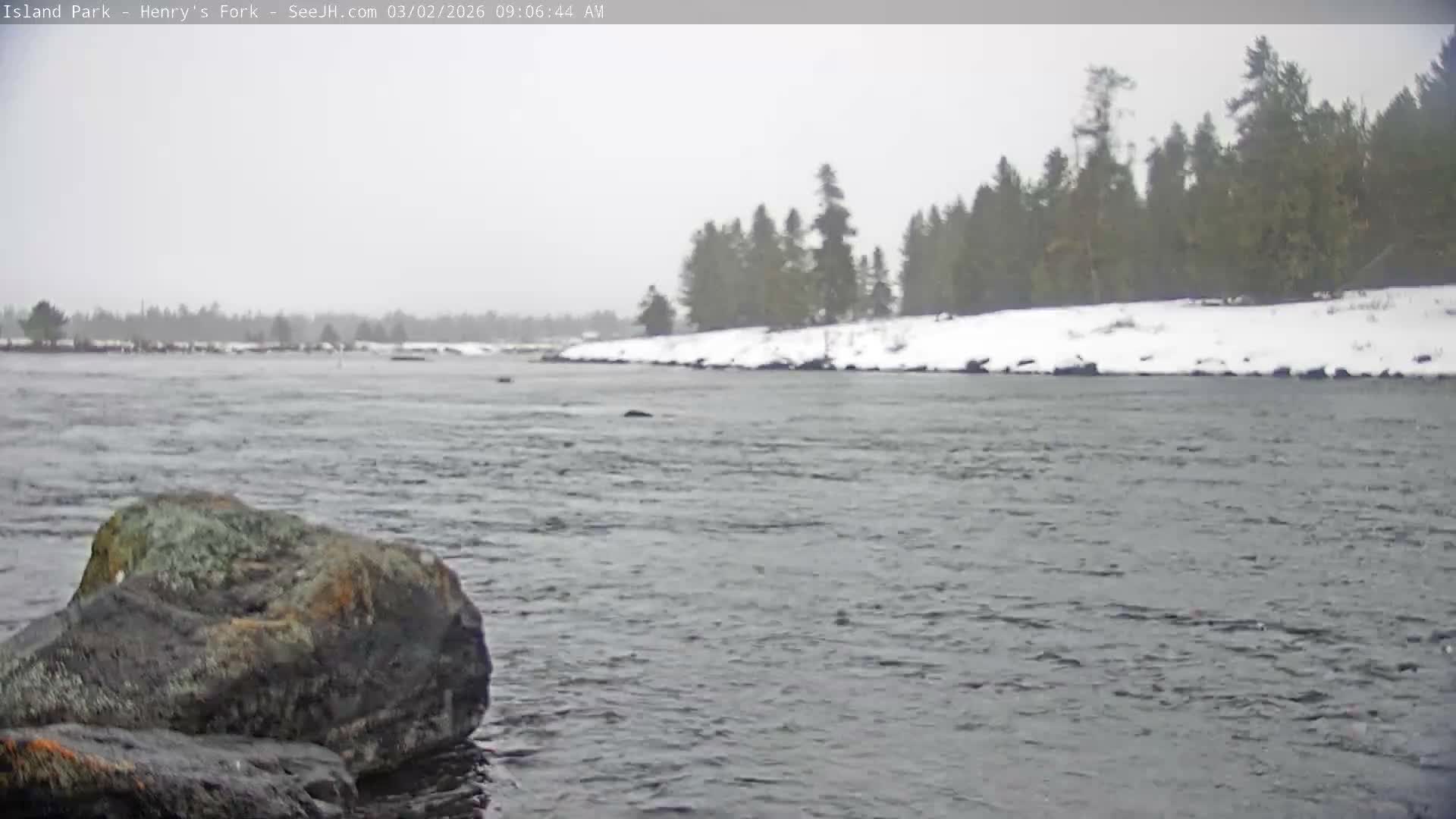 Henry's Fork River from Island Park Village  Live Cam - Island Park, Fremont, Idaho, USA