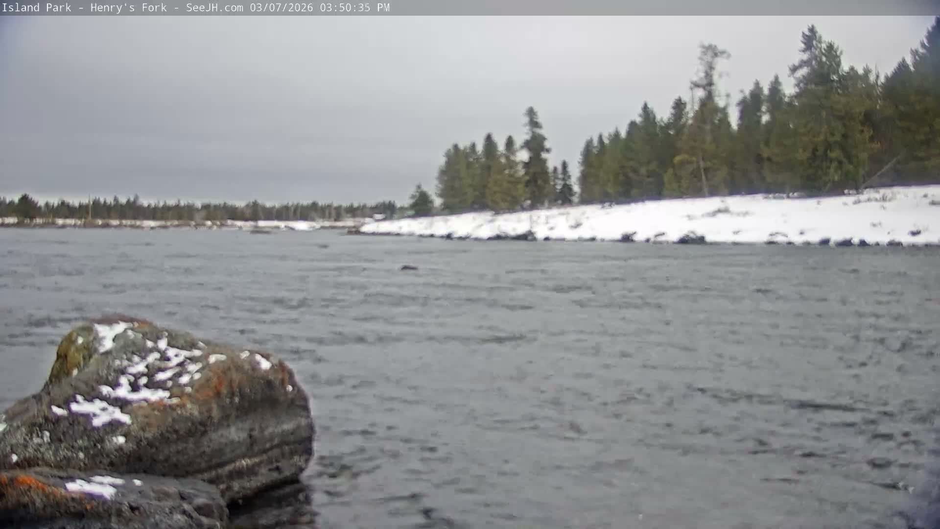 Henry's Fork River from Island Park Village  Live Cam - Island Park, Fremont, Idaho, USA