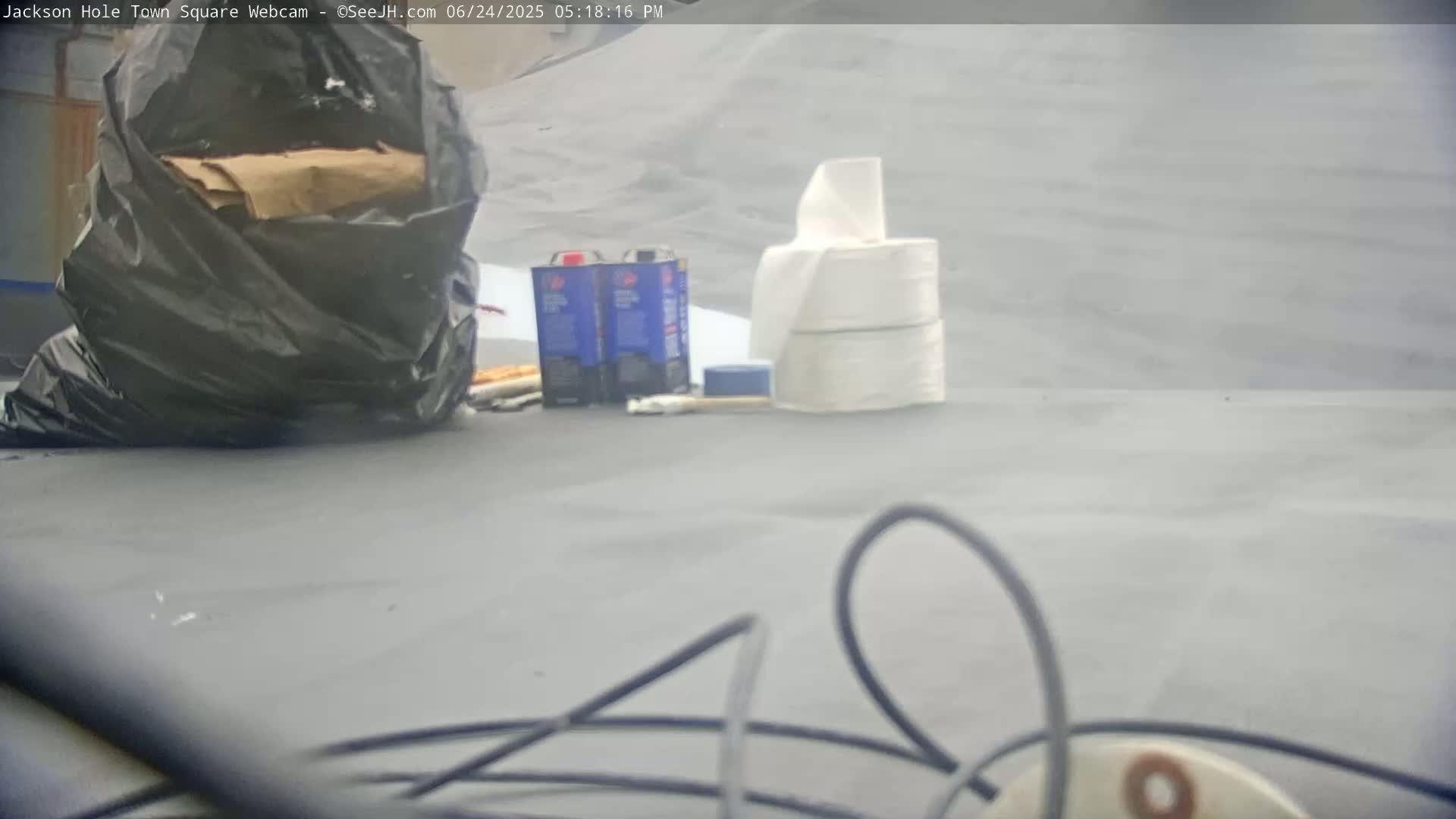 Jackson Hole, Jackson Town Center Square PTZ Live Cam - Jackson, Teton, Wyoming, USA
