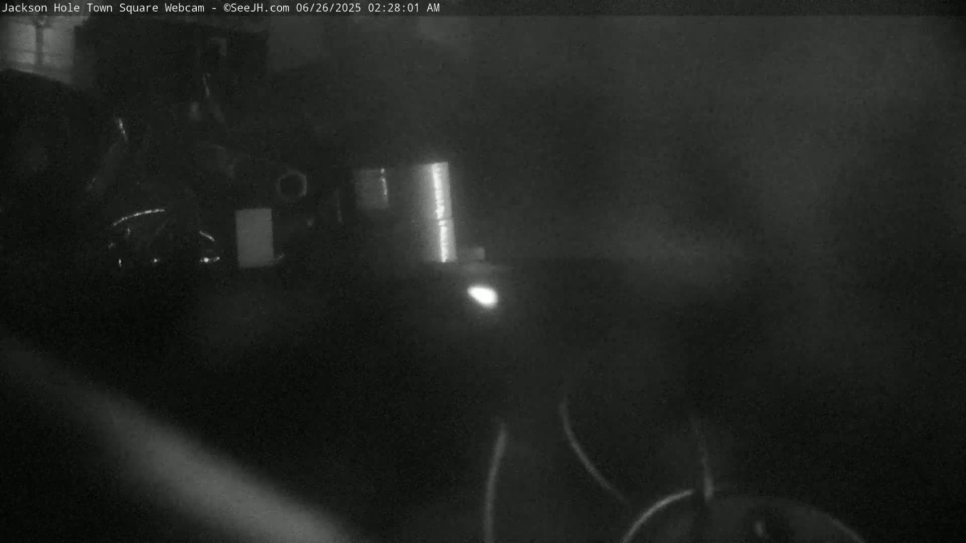 Jackson Hole, Jackson Town Center Square PTZ Live Cam - Jackson, Teton, Wyoming, USA