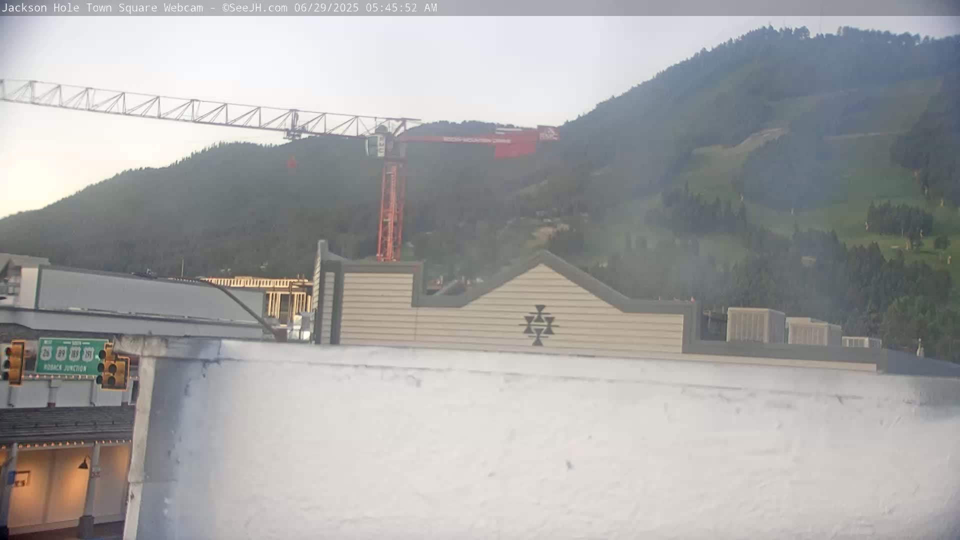 Jackson Hole, Jackson Town Center Square PTZ Live Cam - Jackson, Teton, Wyoming, USA