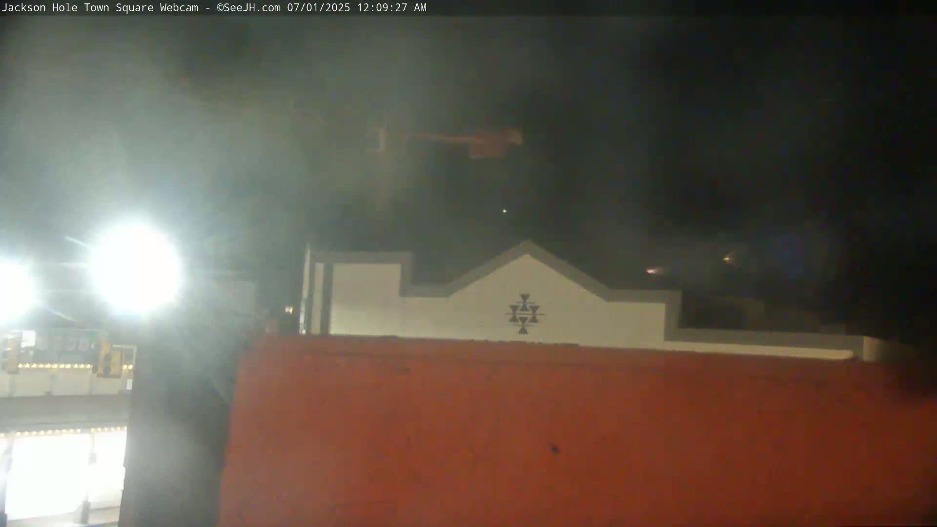Jackson Hole, Jackson Town Center Square PTZ Live Cam - Jackson, Teton, Wyoming, USA