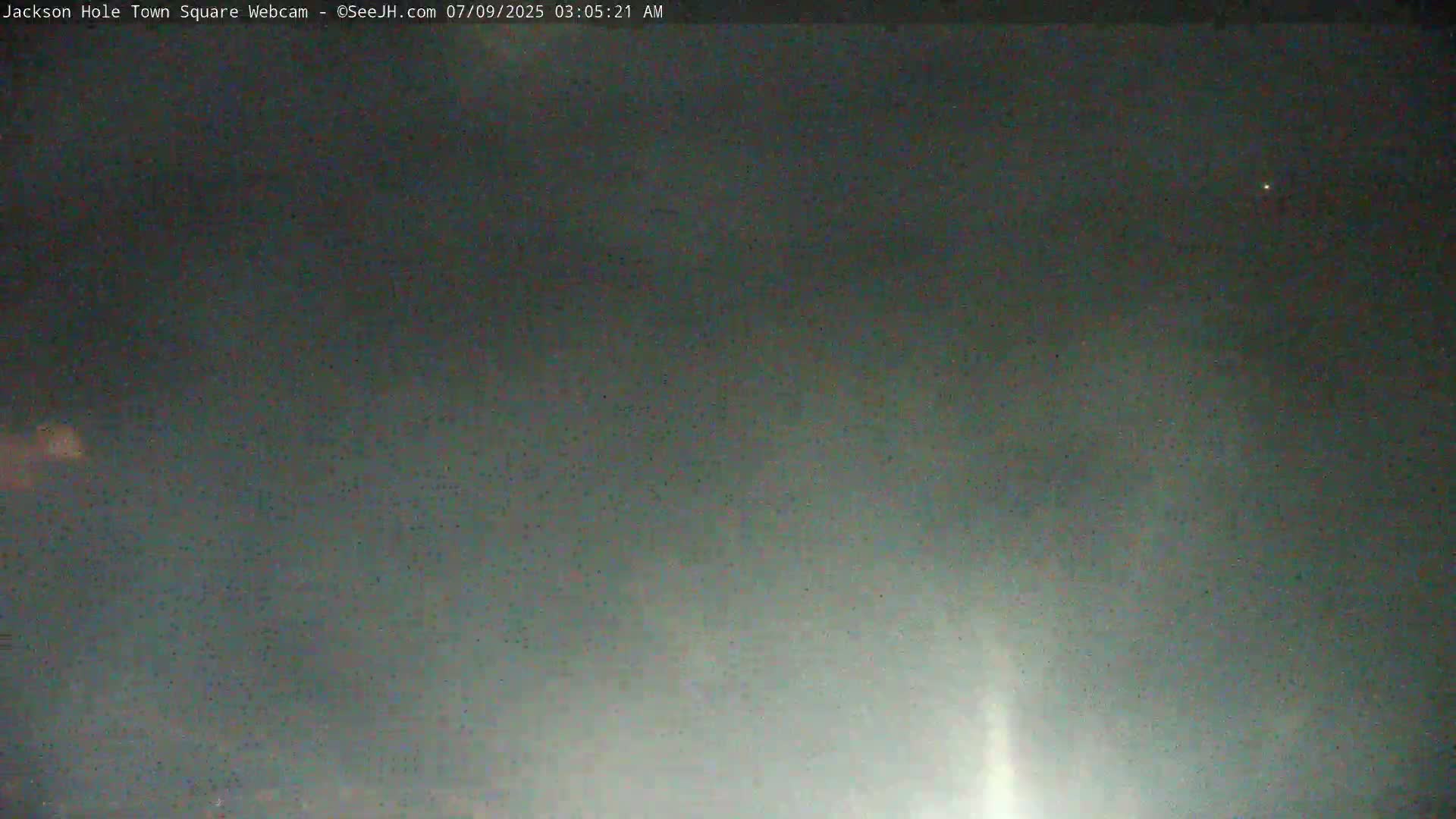 Jackson Hole, Jackson Town Center Square PTZ Live Cam - Jackson, Teton, Wyoming, USA