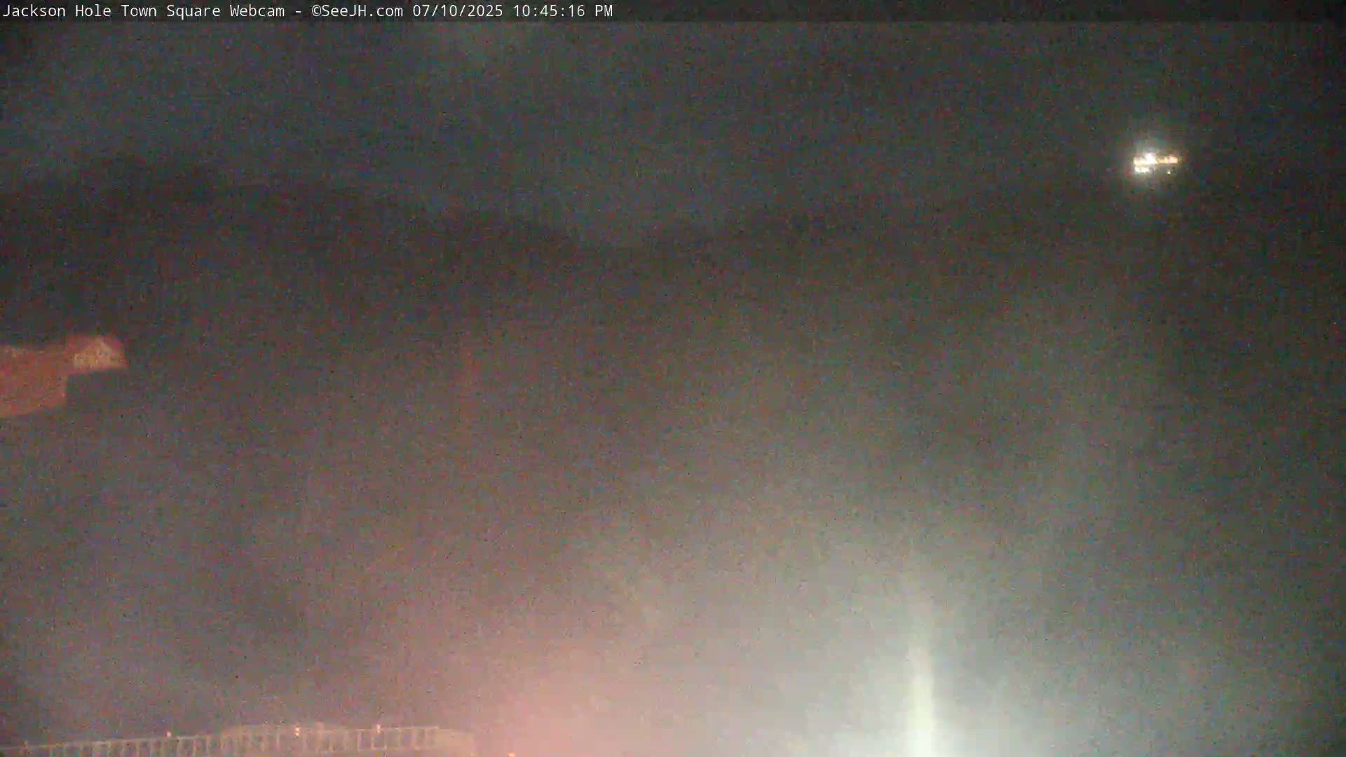 Jackson Hole, Jackson Town Center Square PTZ Live Cam - Jackson, Teton, Wyoming, USA