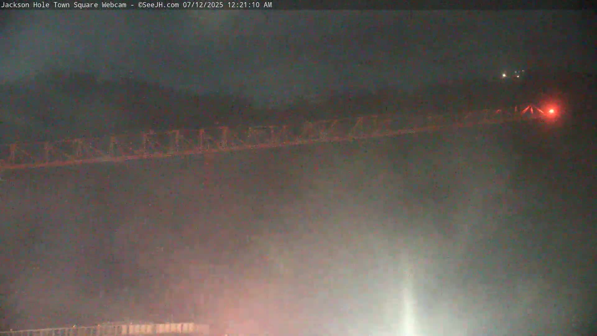 Jackson Hole, Jackson Town Center Square PTZ Live Cam - Jackson, Teton, Wyoming, USA