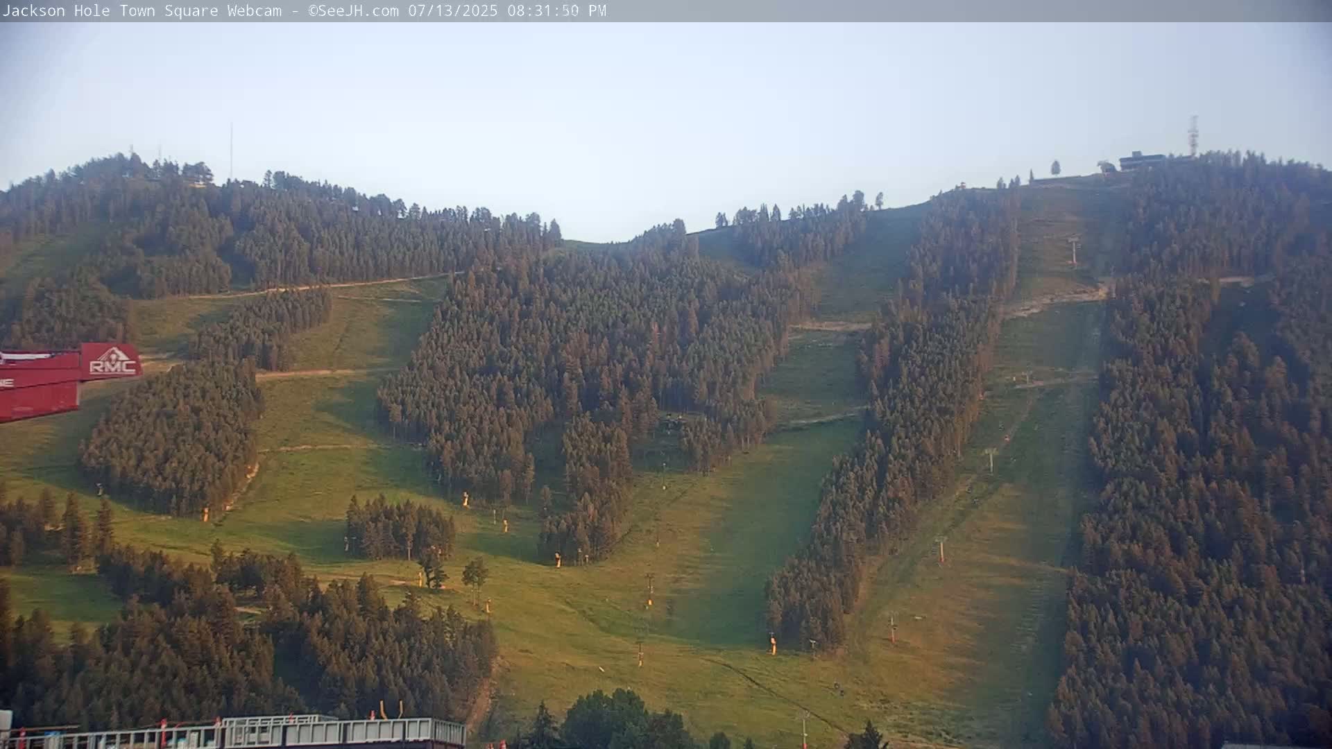 Jackson Hole, Jackson Town Center Square PTZ Live Cam - Jackson, Teton, Wyoming, USA