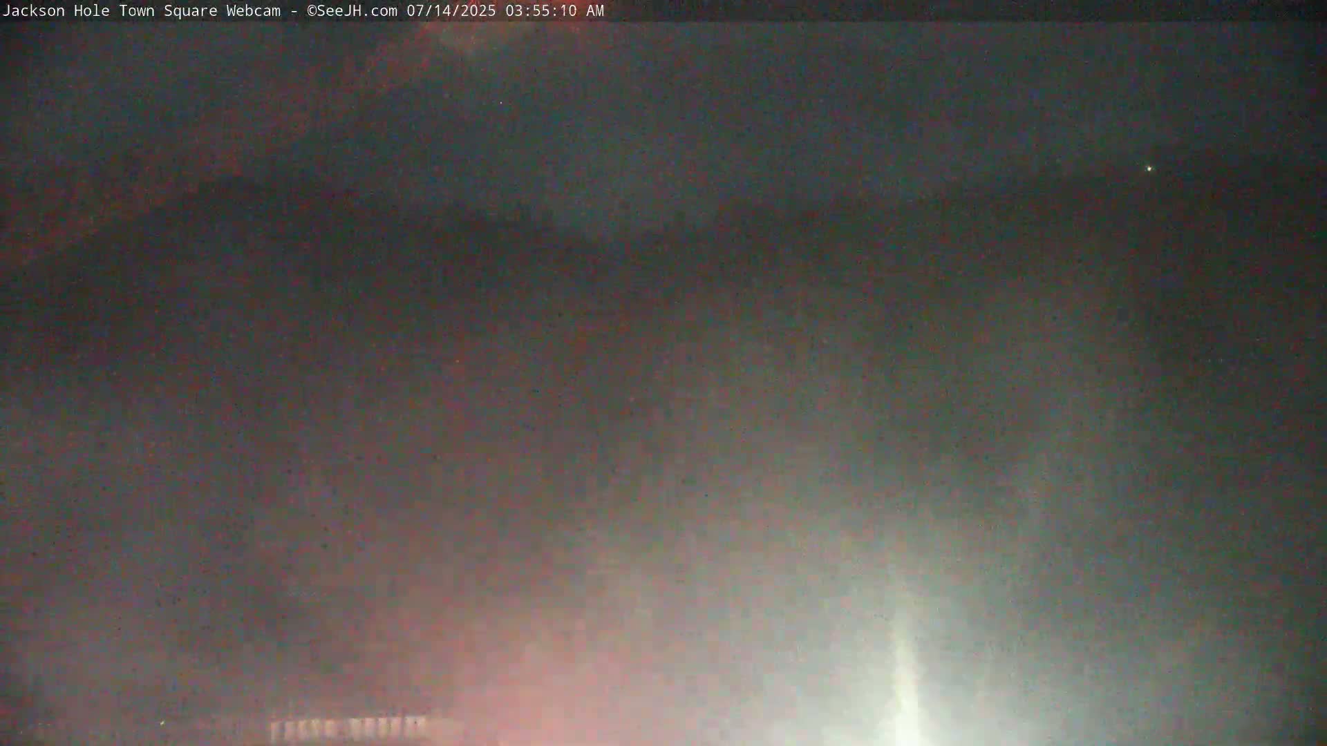 Jackson Hole, Jackson Town Center Square PTZ Live Cam - Jackson, Teton, Wyoming, USA