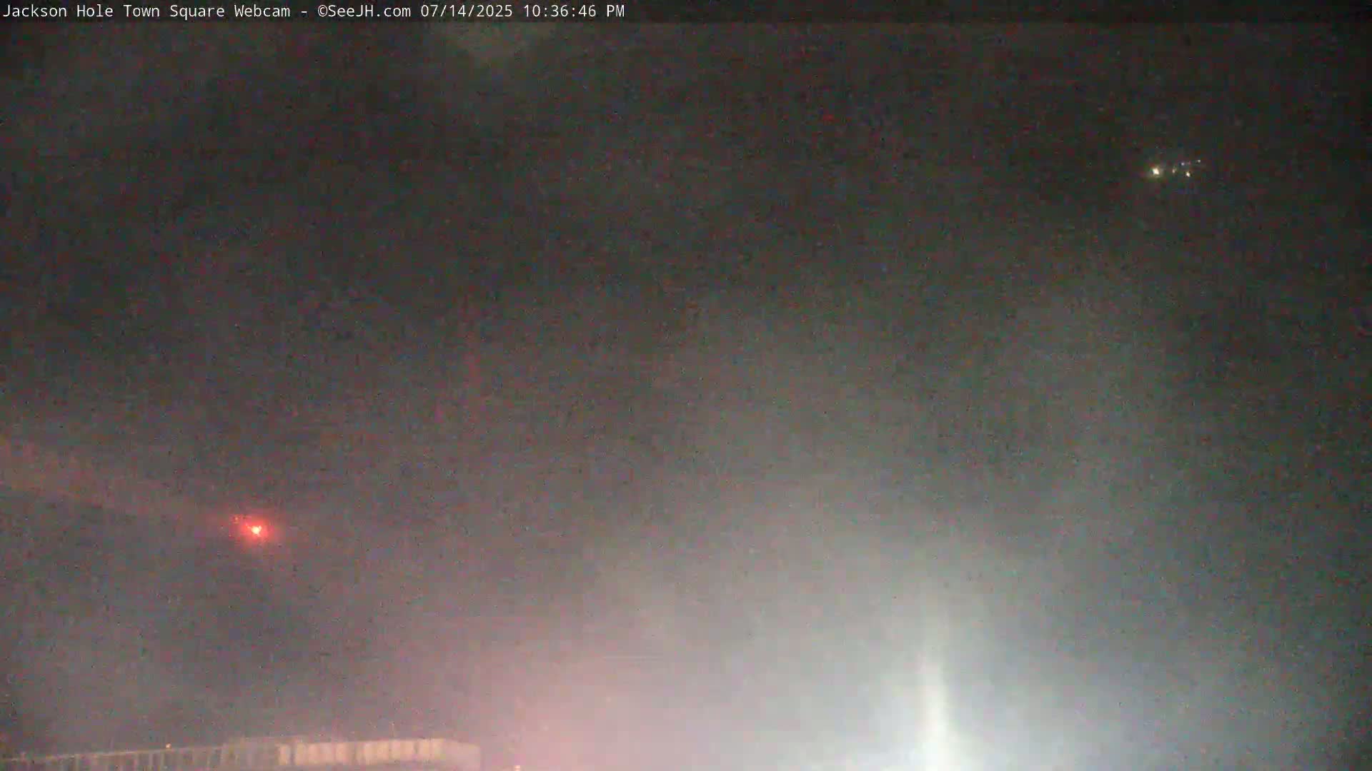 Jackson Hole, Jackson Town Center Square PTZ Live Cam - Jackson, Teton, Wyoming, USA
