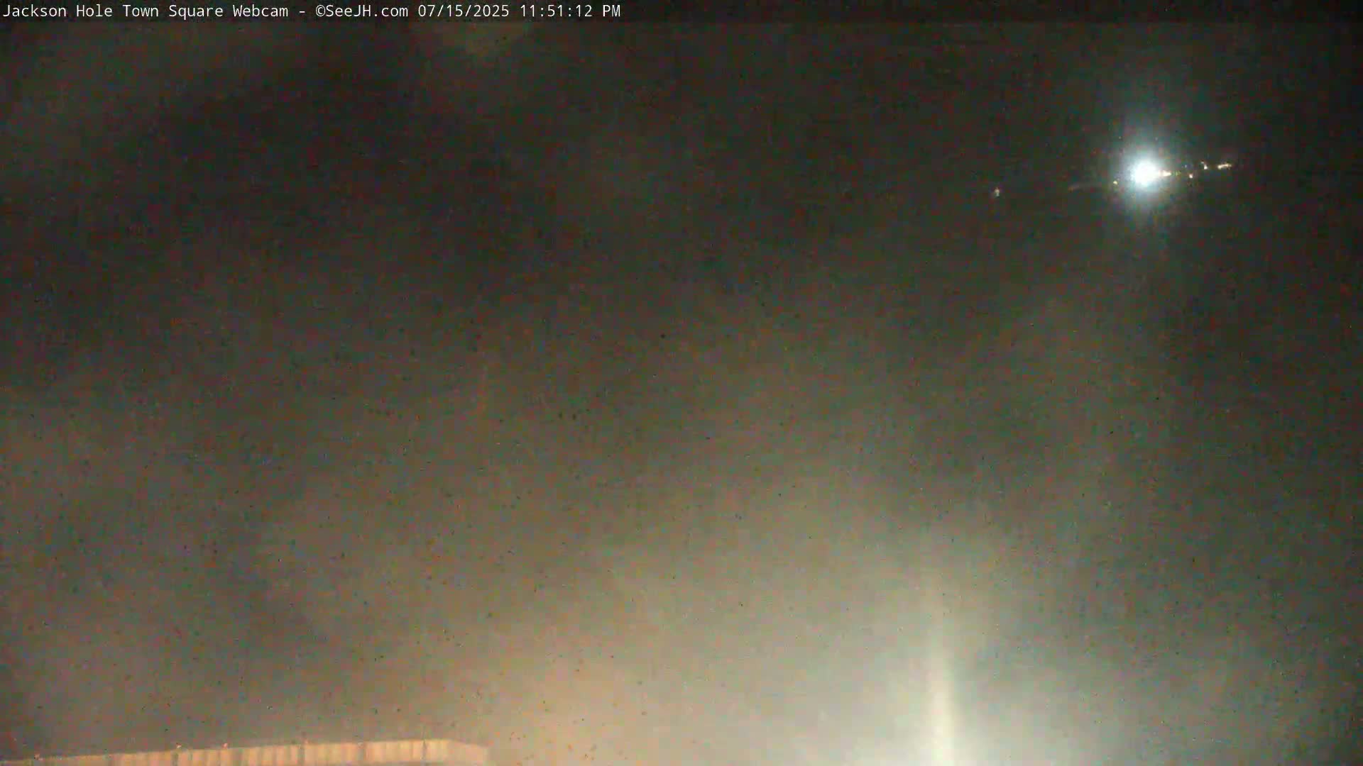 Jackson Hole, Jackson Town Center Square PTZ Live Cam - Jackson, Teton, Wyoming, USA