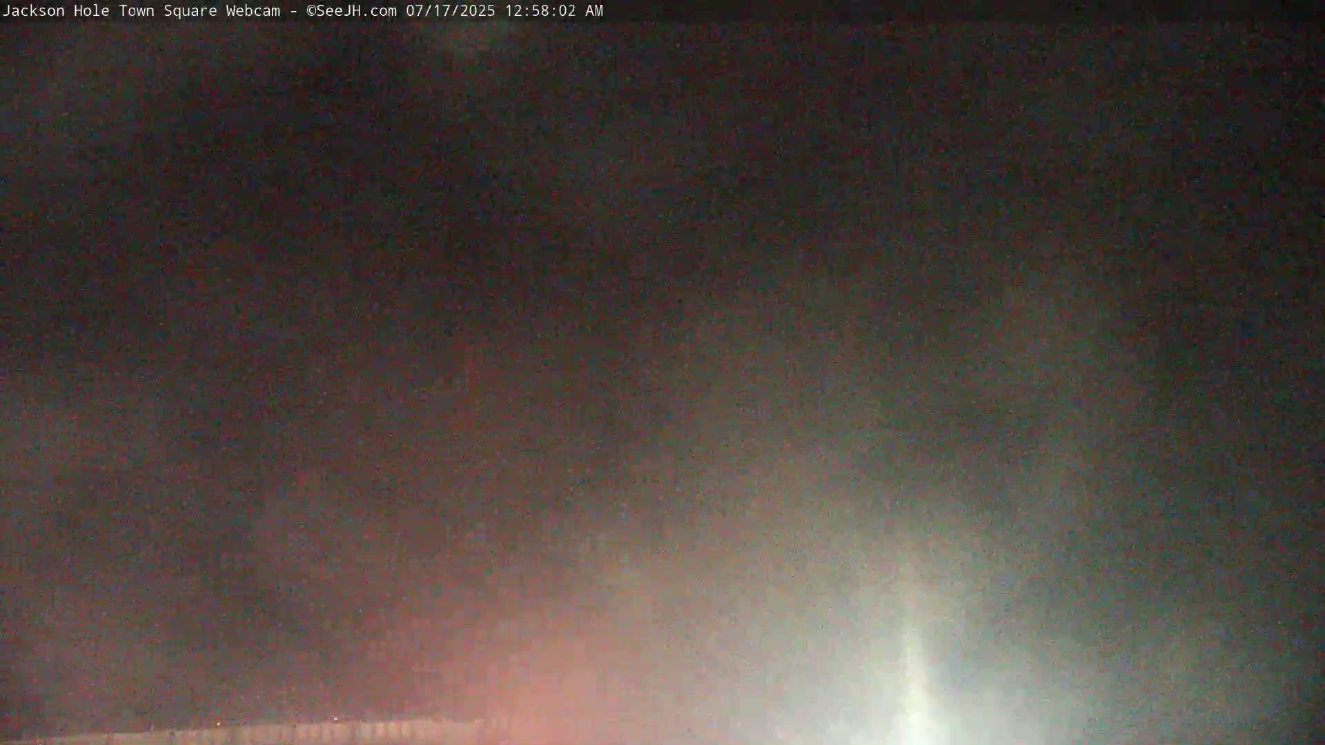 Jackson Hole, Jackson Town Center Square PTZ Live Cam - Jackson, Teton, Wyoming, USA