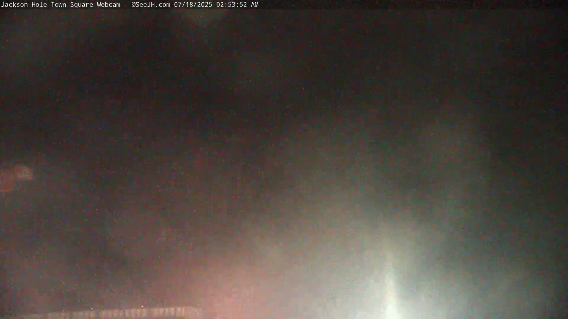 Jackson Hole, Jackson Town Center Square PTZ Live Cam - Jackson, Teton, Wyoming, USA