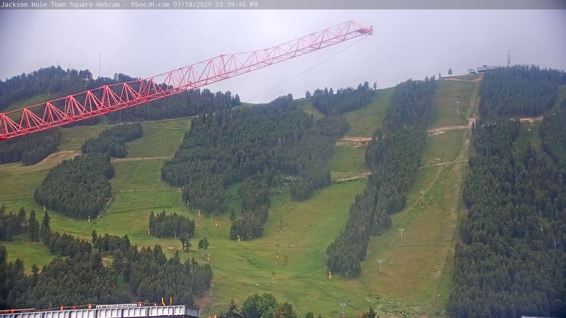 Jackson Hole, Jackson Town Center Square PTZ Live Cam - Jackson, Teton, Wyoming, USA