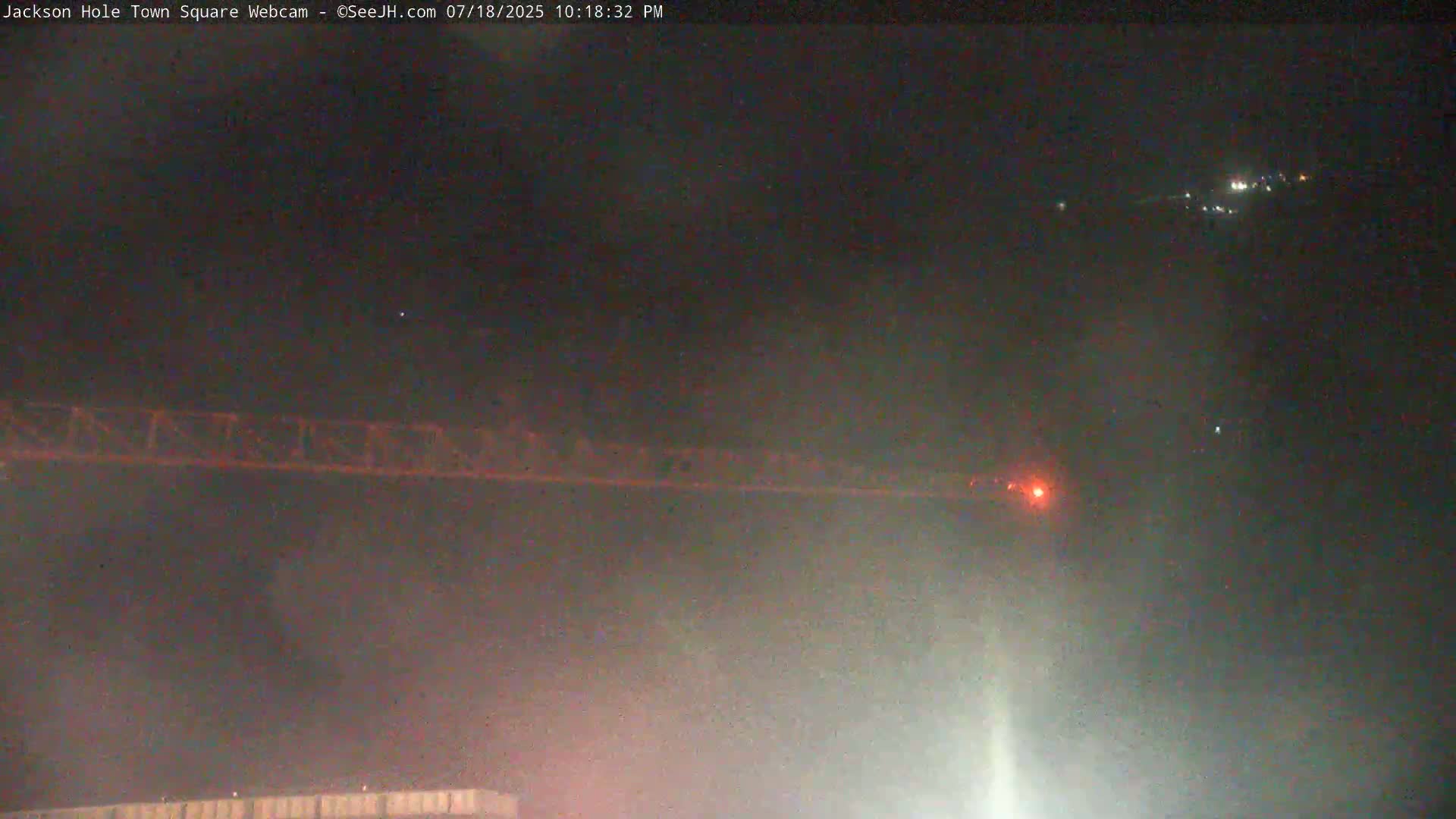 Jackson Hole, Jackson Town Center Square PTZ Live Cam - Jackson, Teton, Wyoming, USA