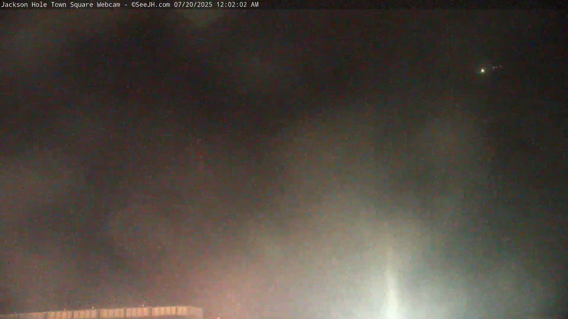 Jackson Hole, Jackson Town Center Square PTZ Live Cam - Jackson, Teton, Wyoming, USA