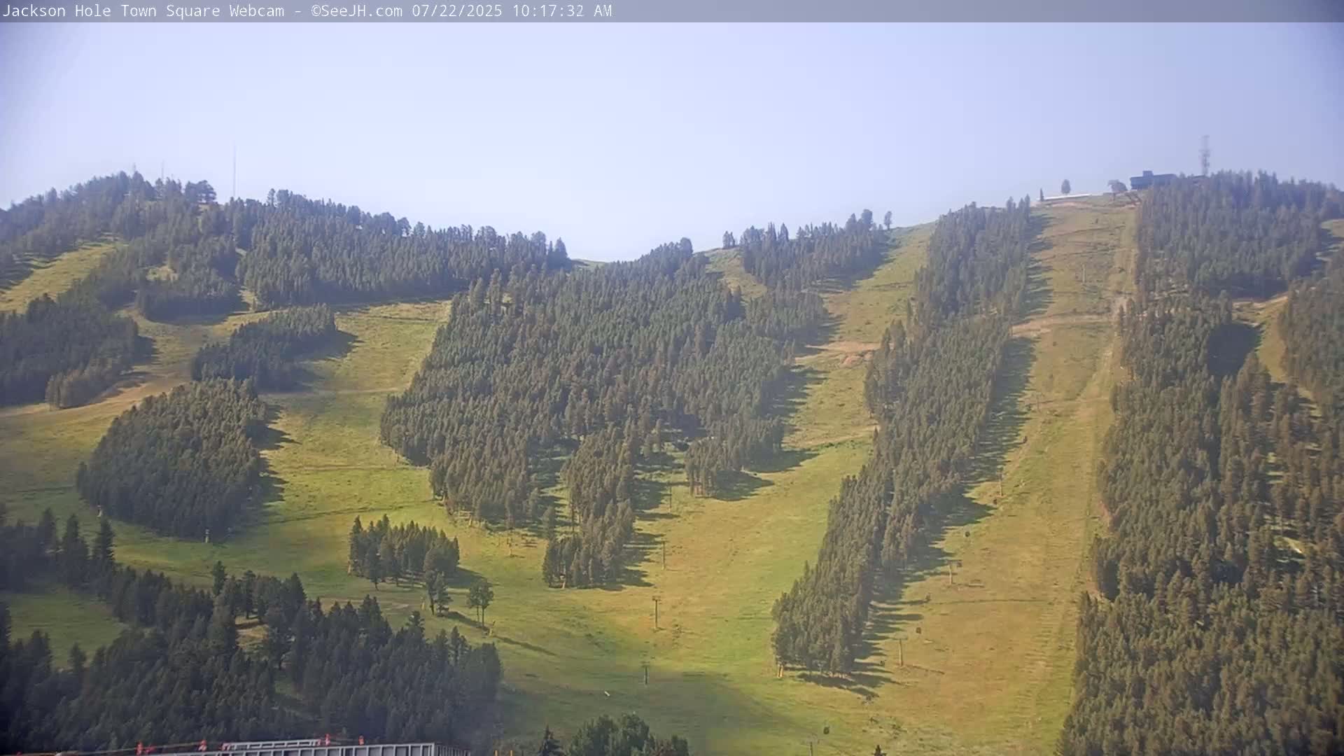 Jackson Hole, Jackson Town Center Square PTZ Live Cam - Jackson, Teton, Wyoming, USA