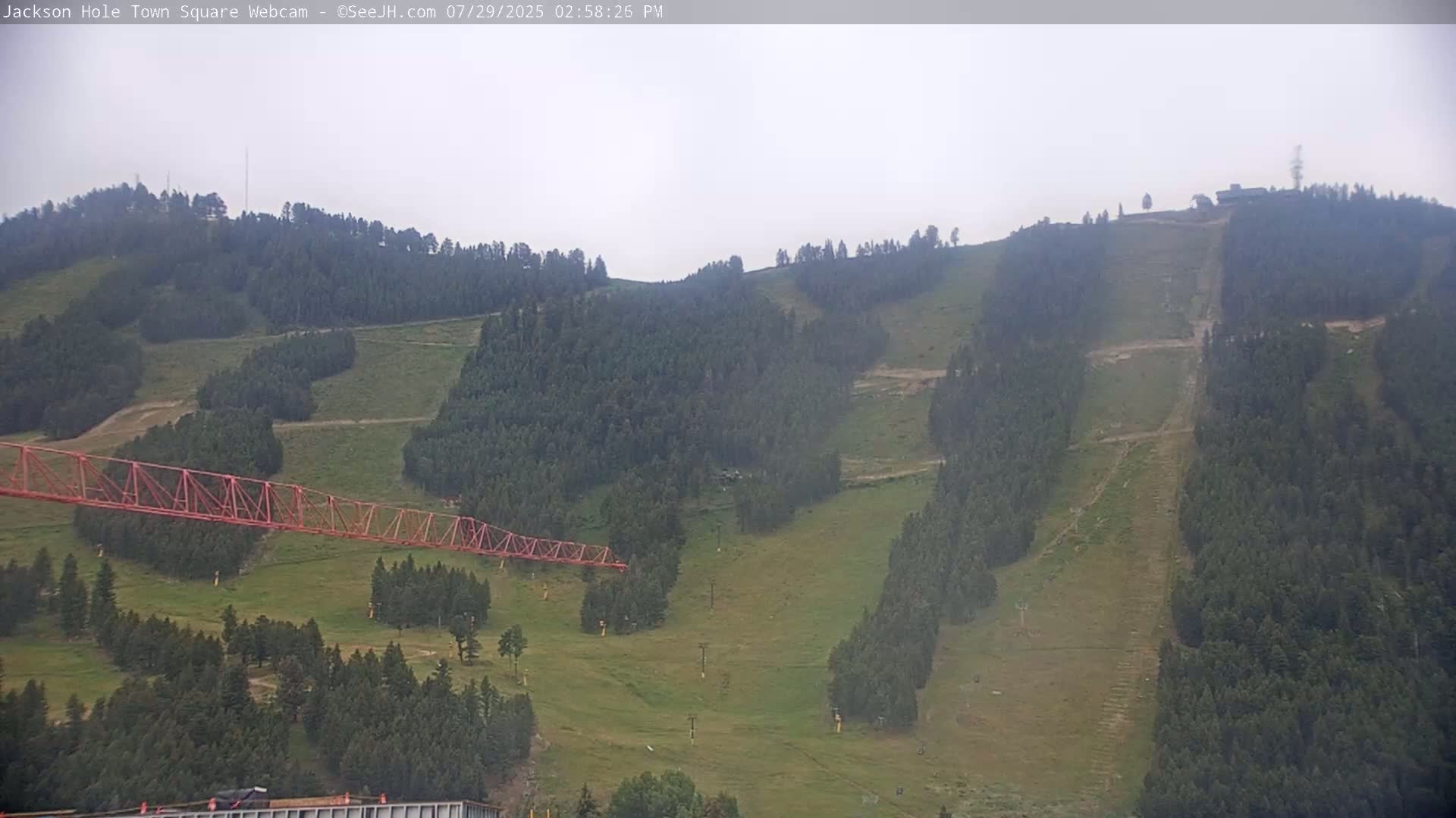 Jackson Hole, Jackson Town Center Square PTZ Live Cam - Jackson, Teton, Wyoming, USA