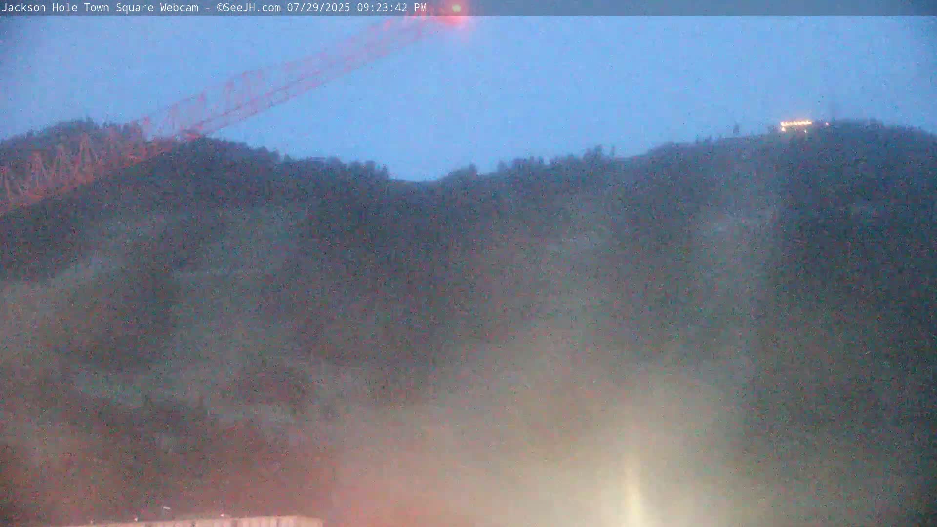 Jackson Hole, Jackson Town Center Square PTZ Live Cam - Jackson, Teton, Wyoming, USA