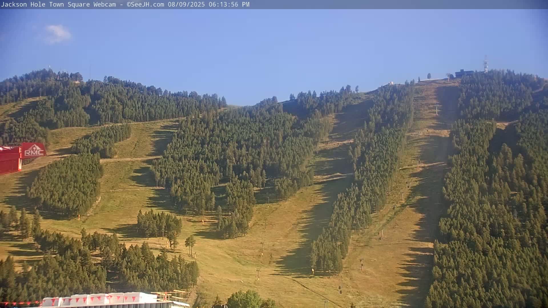 Jackson Hole, Jackson Town Center Square PTZ Live Cam - Jackson, Teton, Wyoming, USA