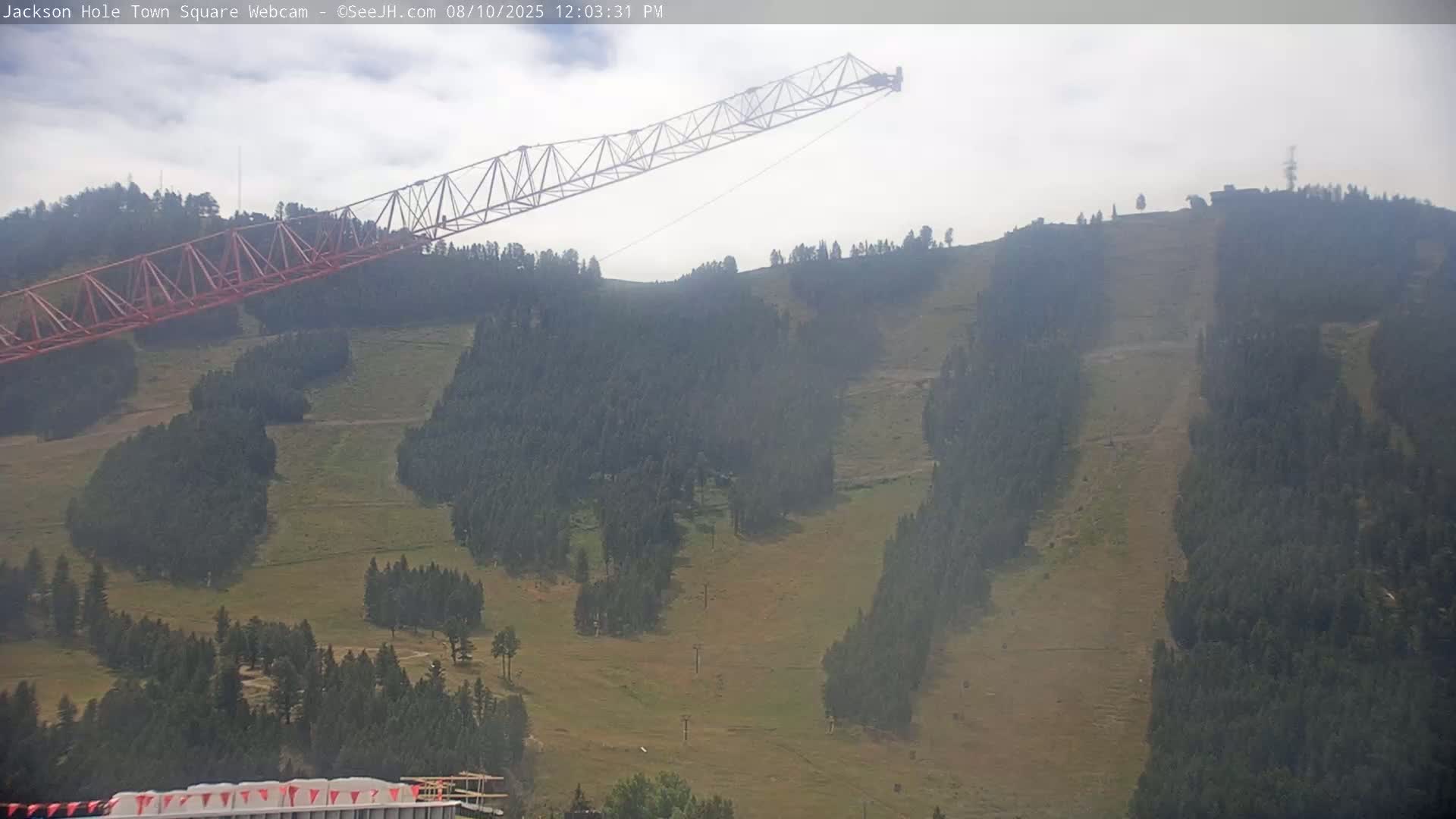 Jackson Hole, Jackson Town Center Square PTZ Live Cam - Jackson, Teton, Wyoming, USA