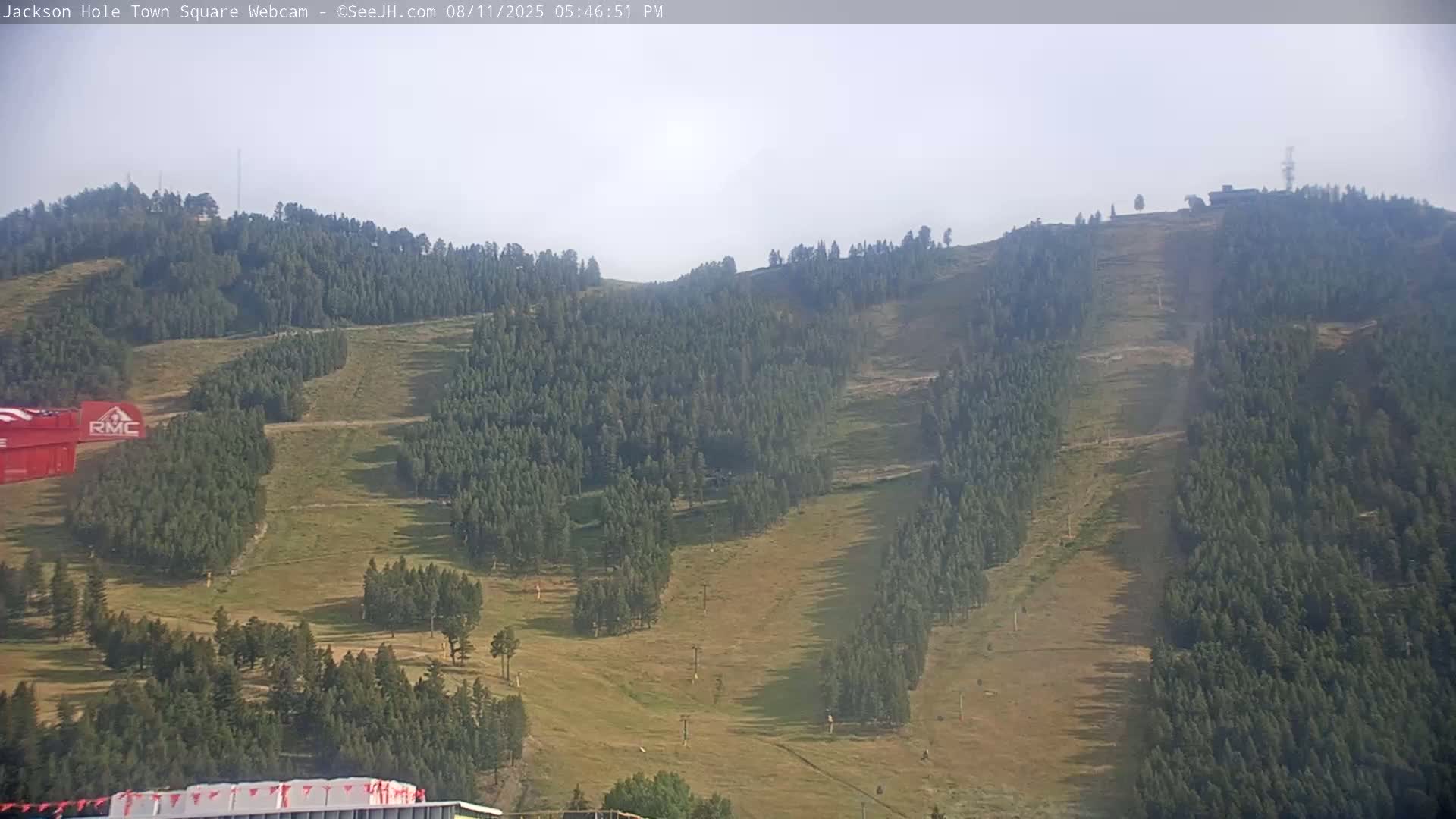 Jackson Hole, Jackson Town Center Square PTZ Live Cam - Jackson, Teton, Wyoming, USA