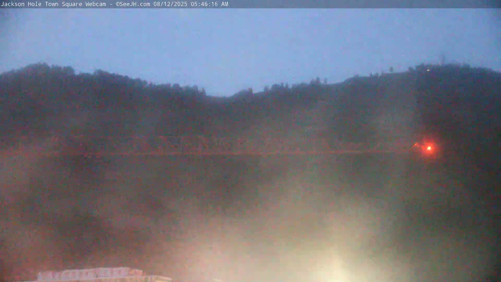 Jackson Hole, Jackson Town Center Square PTZ Live Cam - Jackson, Teton, Wyoming, USA