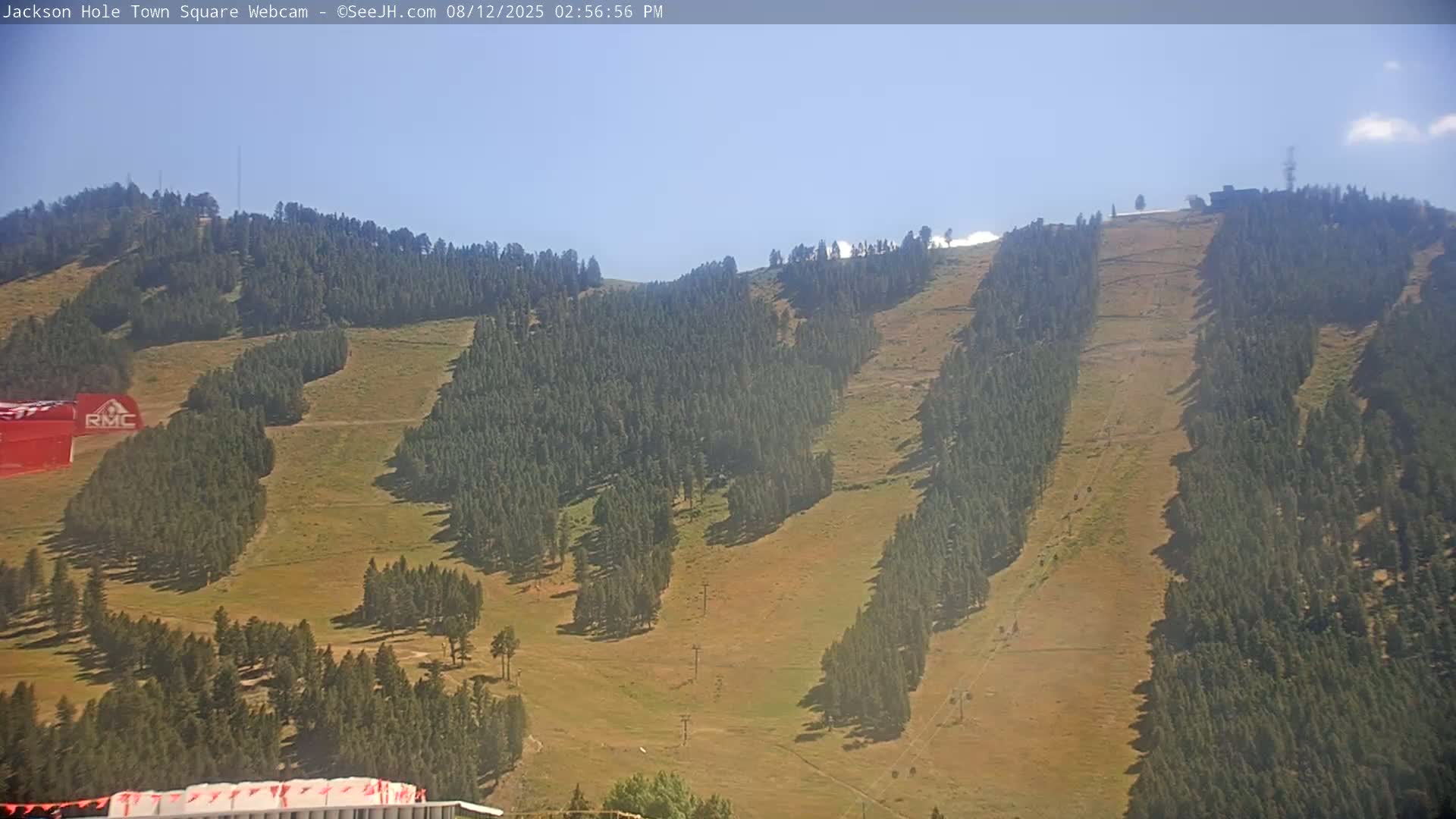 Jackson Hole, Jackson Town Center Square PTZ Live Cam - Jackson, Teton, Wyoming, USA