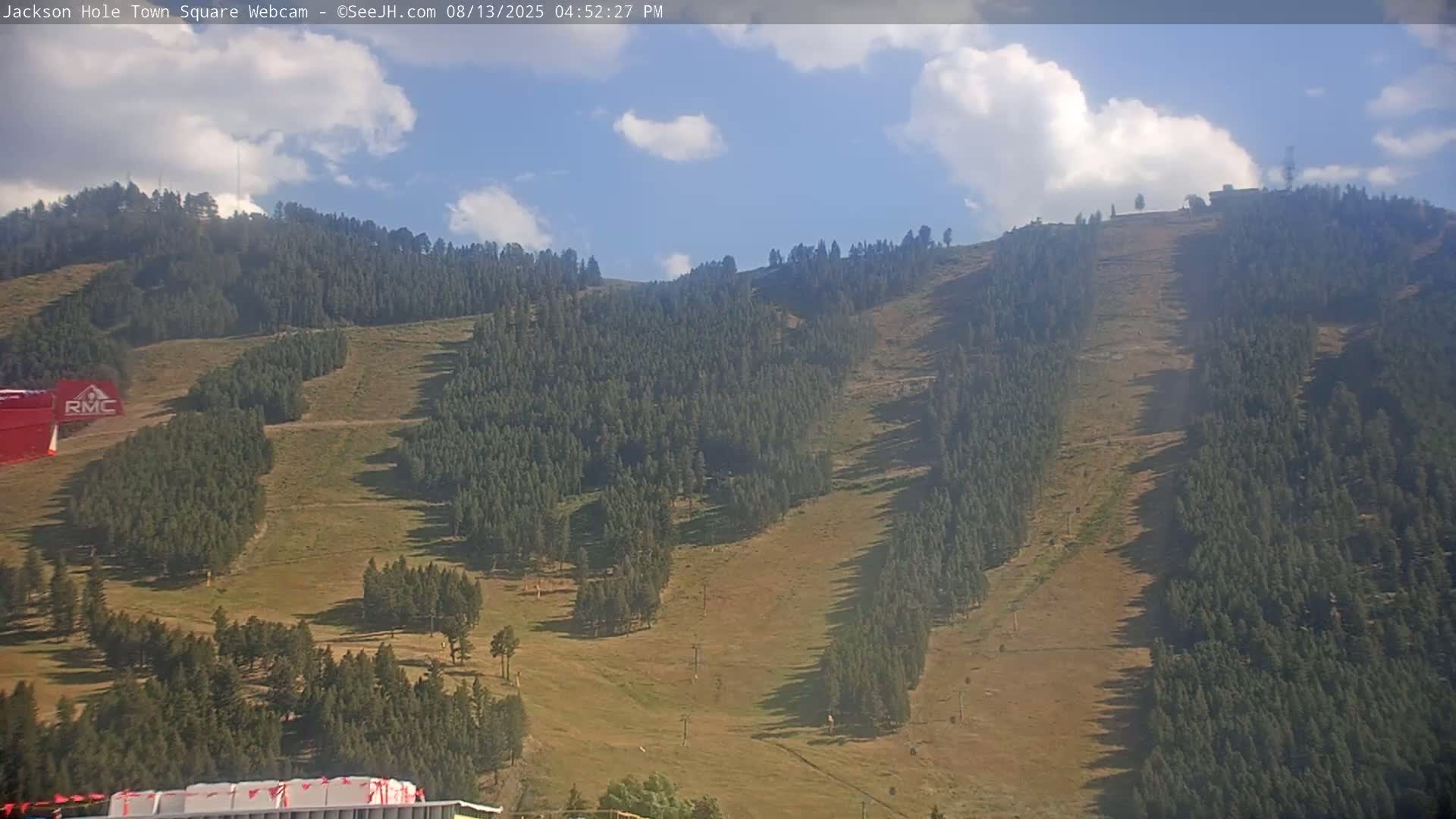 Jackson Hole, Jackson Town Center Square PTZ Live Cam - Jackson, Teton, Wyoming, USA