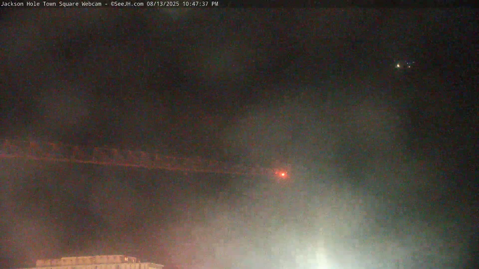 Jackson Hole, Jackson Town Center Square PTZ Live Cam - Jackson, Teton, Wyoming, USA