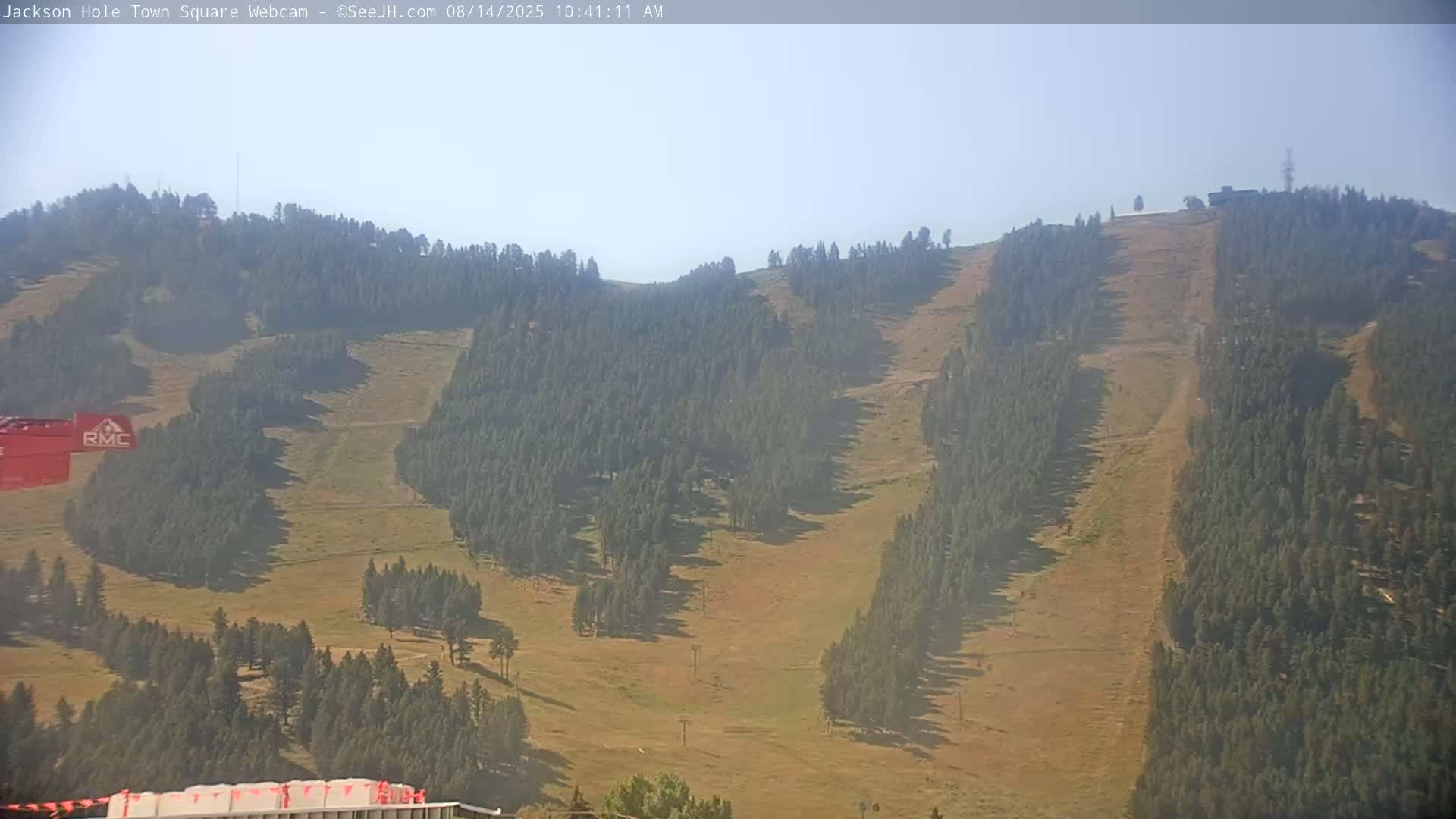 Jackson Hole, Jackson Town Center Square PTZ Live Cam - Jackson, Teton, Wyoming, USA