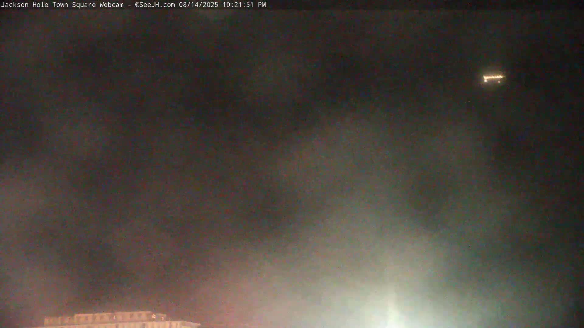 Jackson Hole, Jackson Town Center Square PTZ Live Cam - Jackson, Teton, Wyoming, USA