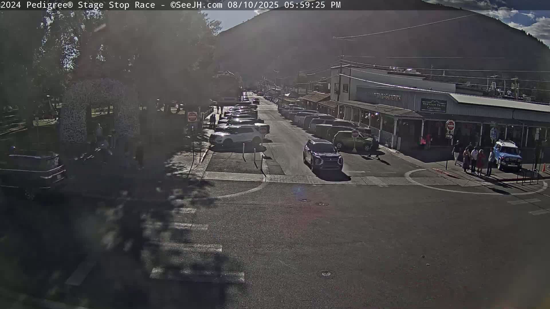 Jackson Hole's Elk Antler Arch Live Cam - Jackson, Teton, Wyoming, USA