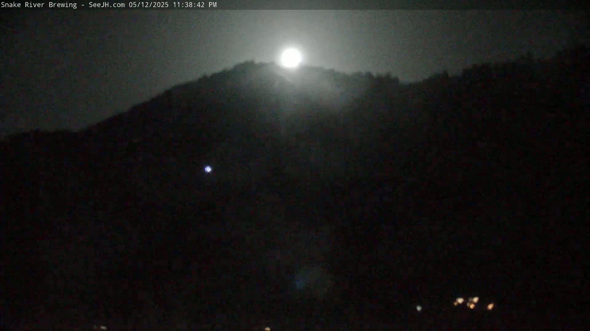 Snow King Mountain View from Jackson Town Live Cam - Jackson, Teton, Wyoming, USA