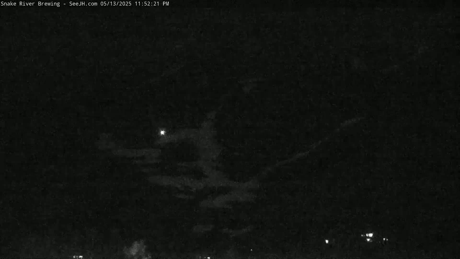 Snow King Mountain View from Jackson Town Live Cam - Jackson, Teton, Wyoming, USA