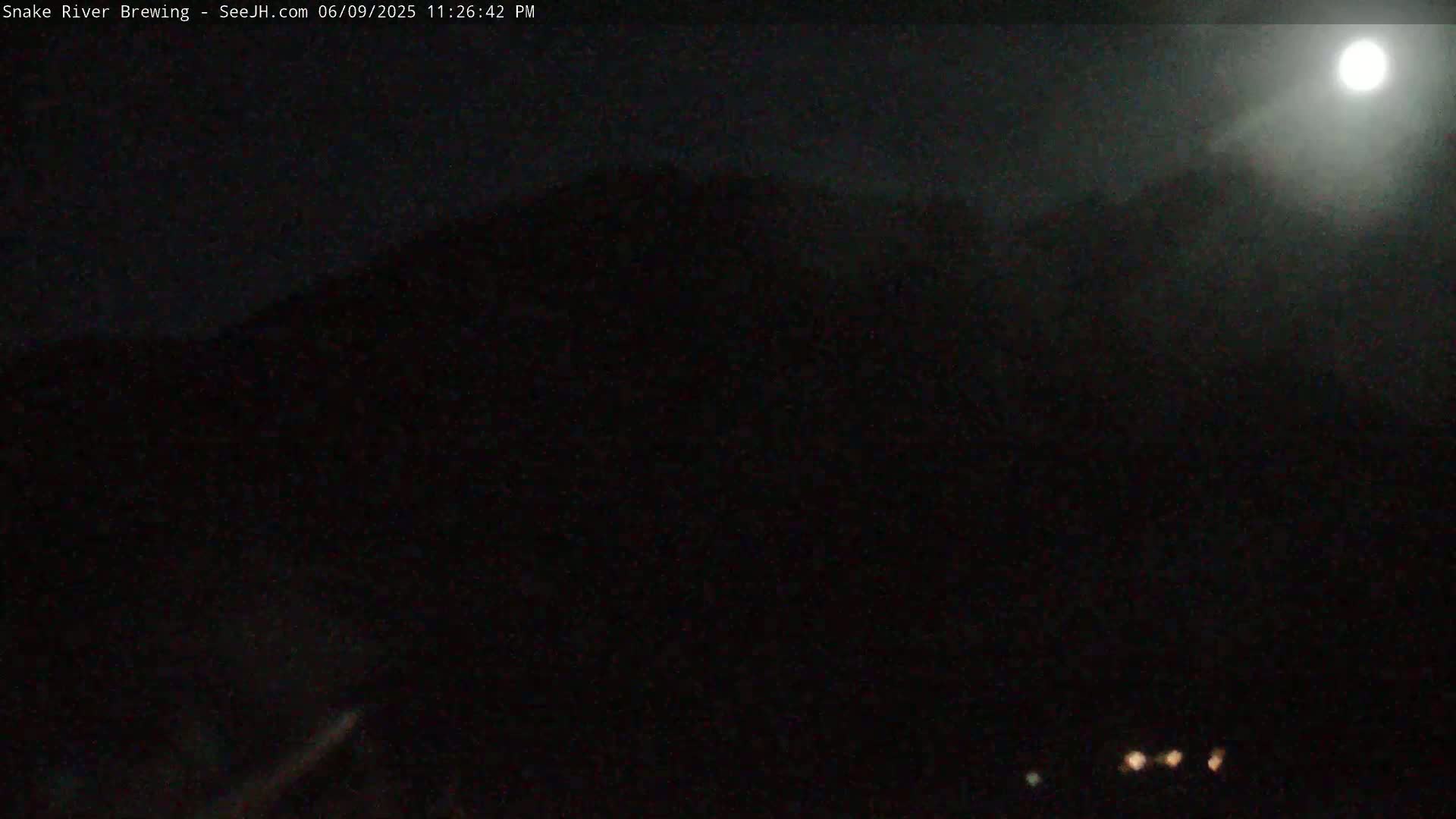 Snow King Mountain View from Jackson Town Live Cam - Jackson, Teton, Wyoming, USA